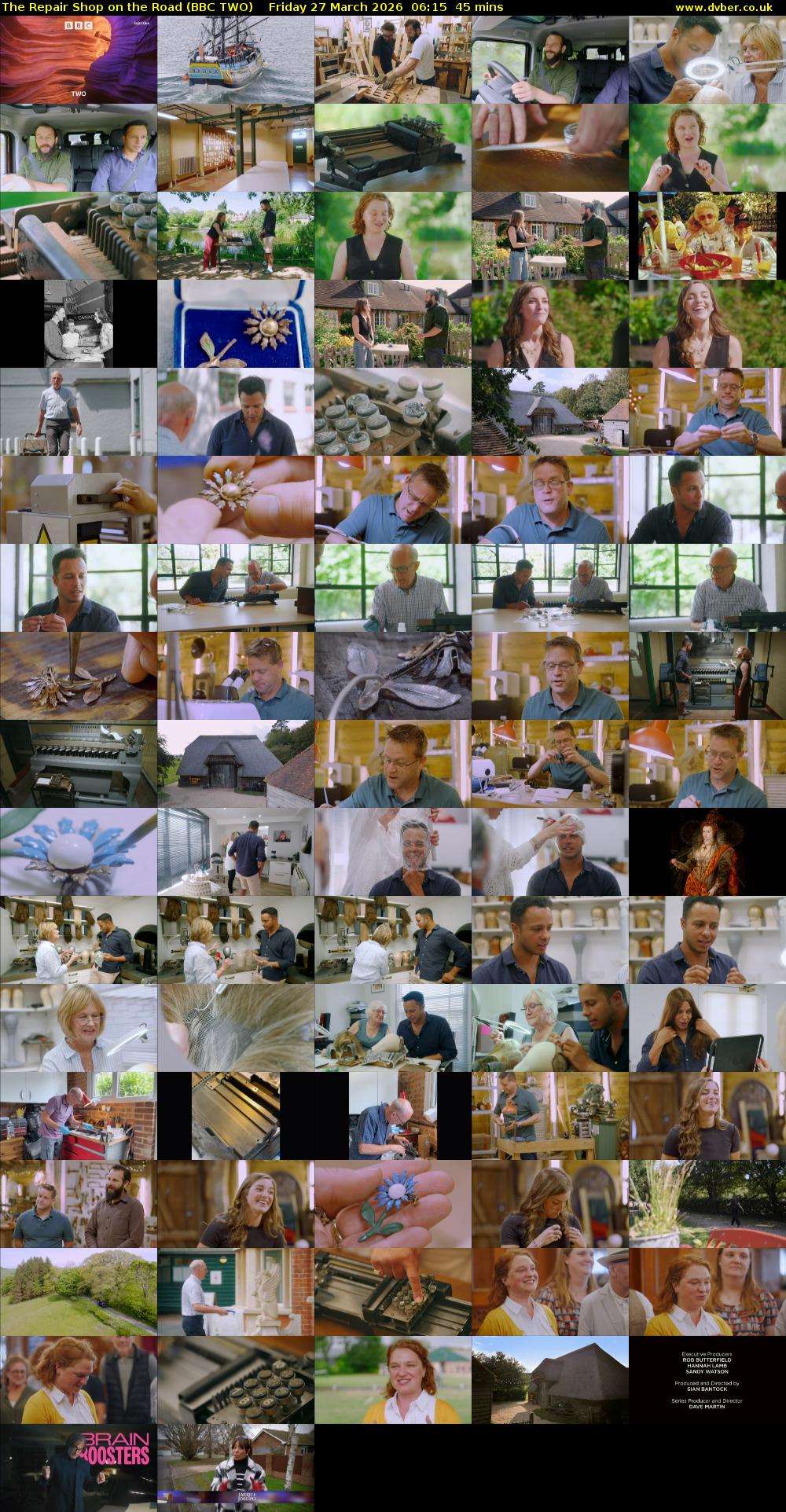 The Repair Shop on the Road (BBC TWO) Friday 27 March 2026 06:15 - 07:00