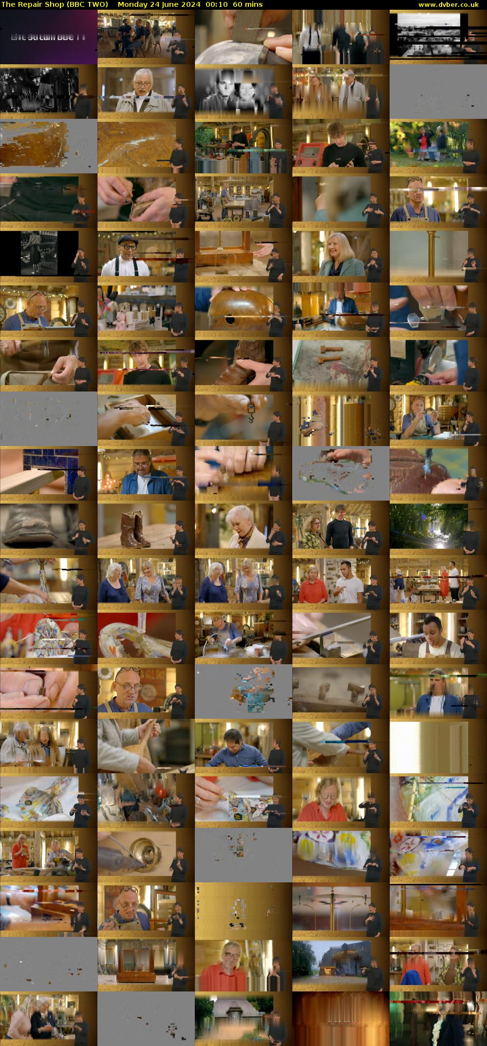 The Repair Shop (BBC TWO) Monday 24 June 2024 00:10 - 01:10