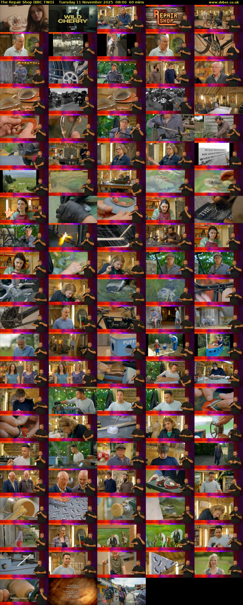 The Repair Shop (BBC TWO) Tuesday 11 November 2025 08:00 - 09:00