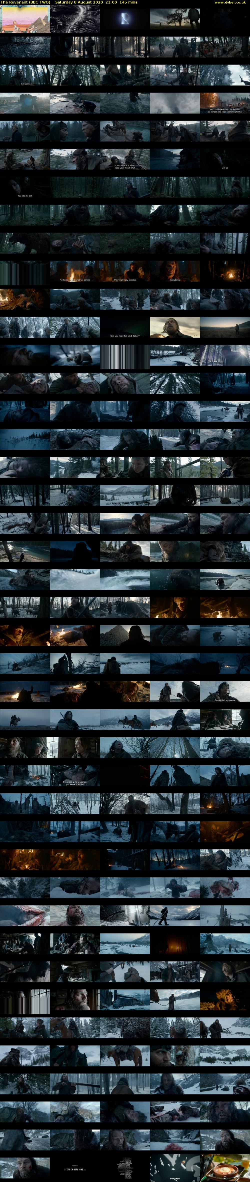 The Revenant (BBC TWO) Saturday 8 August 2020 21:00 - 23:25