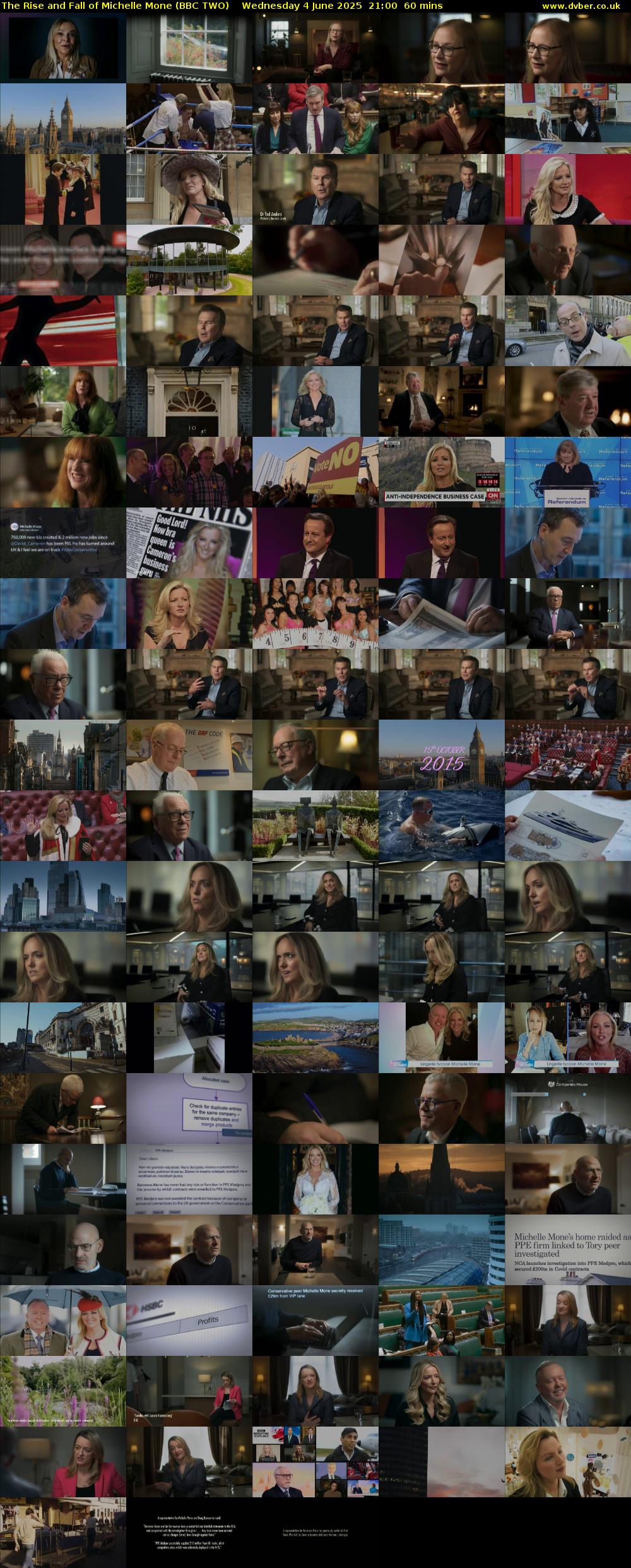 The Rise and Fall of Michelle Mone (BBC TWO) Wednesday 4 June 2025 21:00 - 22:00