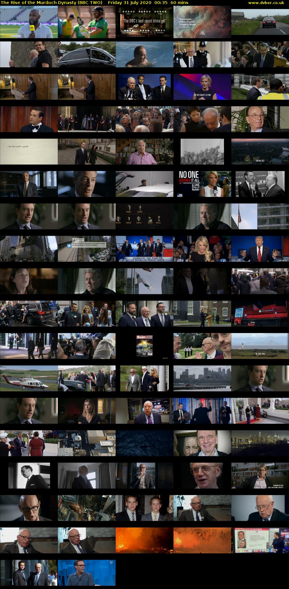 The Rise of the Murdoch Dynasty (BBC TWO) Friday 31 July 2020 00:35 - 01:35