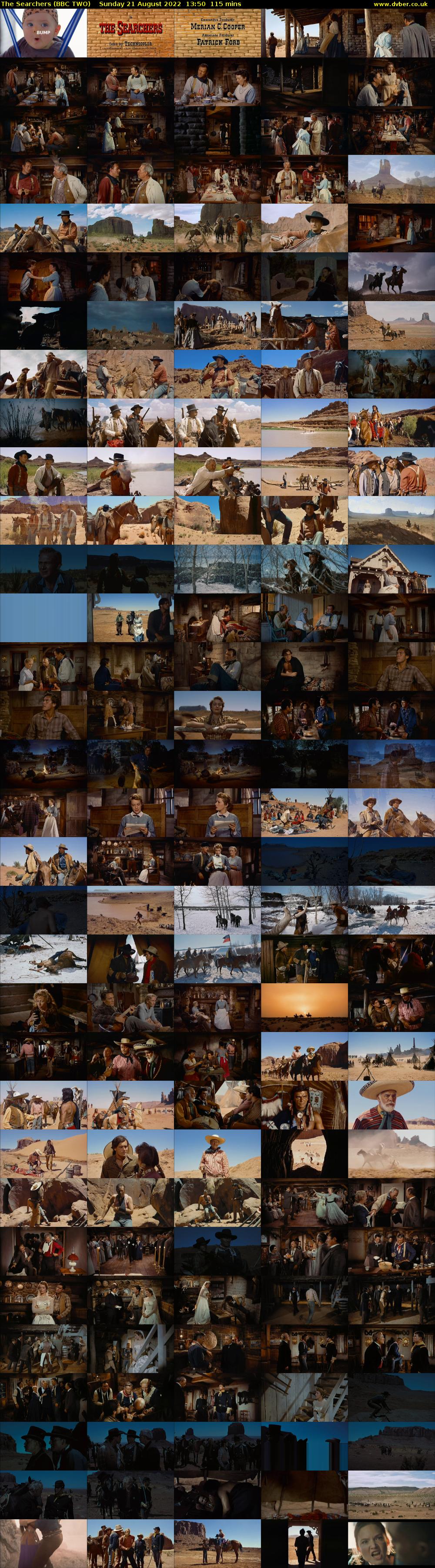 The Searchers (BBC TWO) Sunday 21 August 2022 13:50 - 15:45