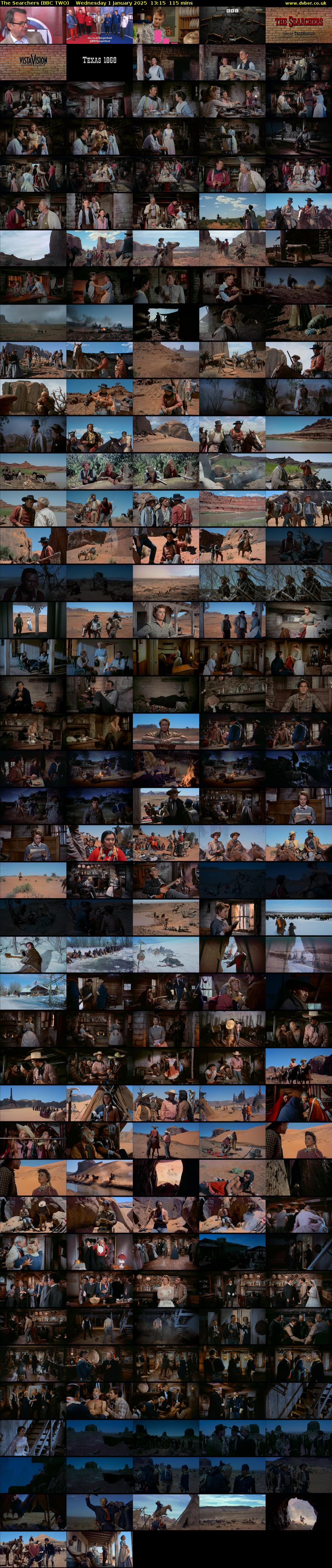 The Searchers (BBC TWO) Wednesday 1 January 2025 13:15 - 15:10