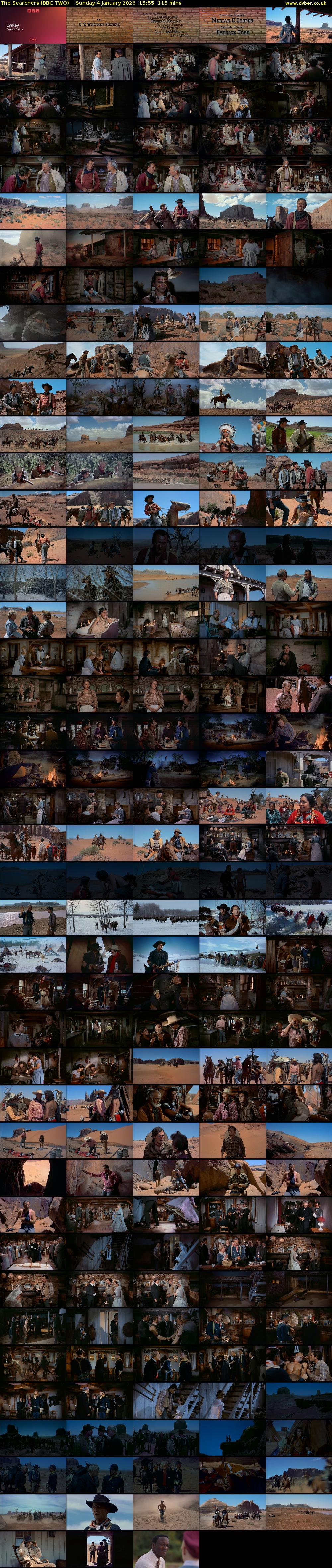 The Searchers (BBC TWO) Sunday 4 January 2026 15:55 - 17:50