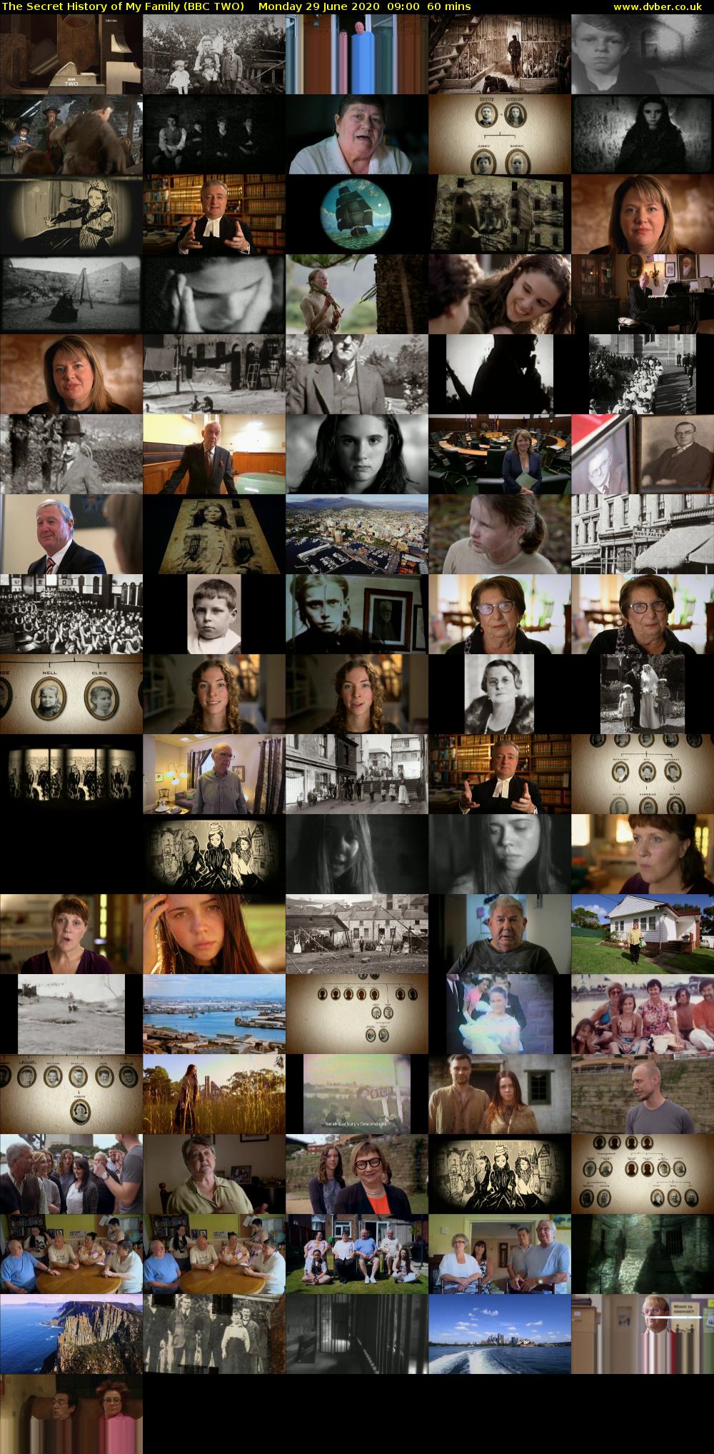The Secret History of My Family (BBC TWO) Monday 29 June 2020 09:00 - 10:00