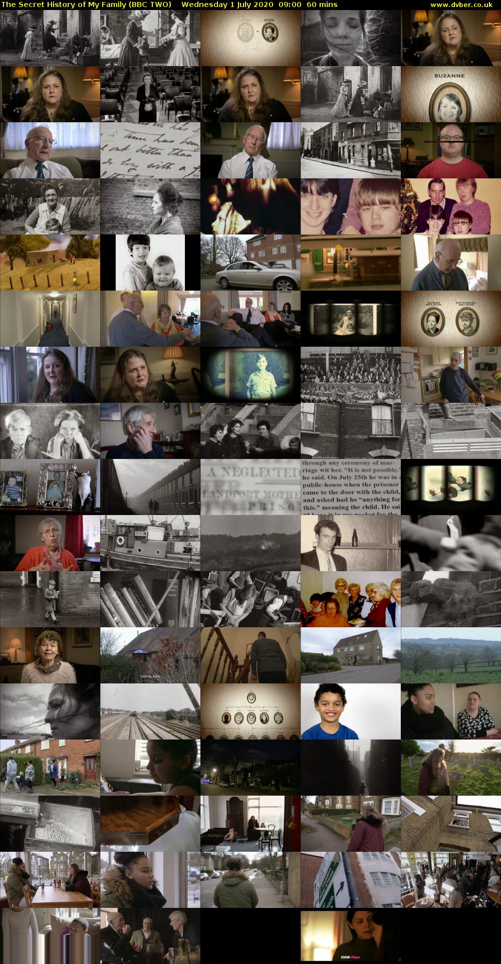 The Secret History of My Family (BBC TWO) Wednesday 1 July 2020 09:00 - 10:00
