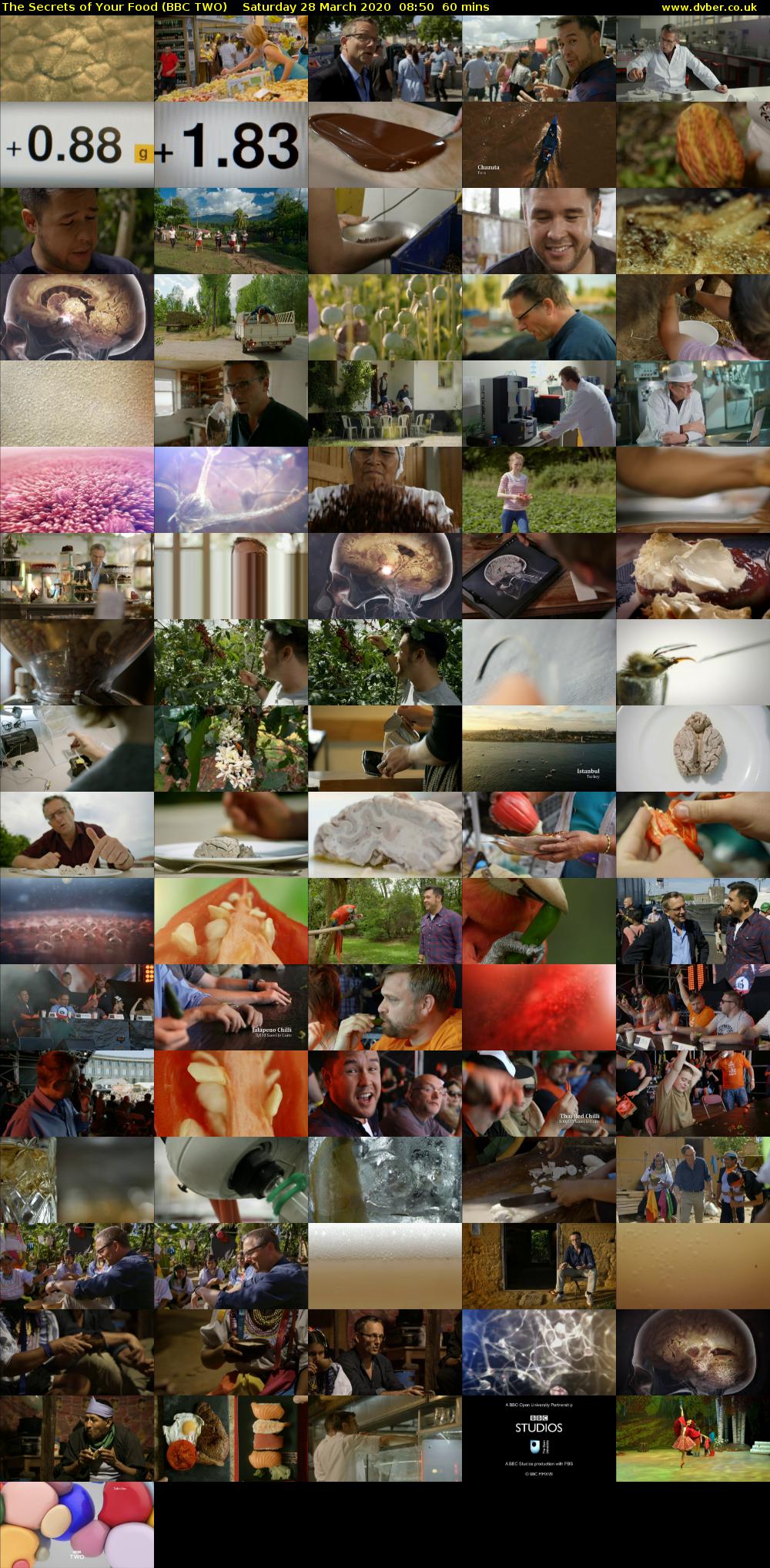 The Secrets of Your Food (BBC TWO) Saturday 28 March 2020 08:50 - 09:50