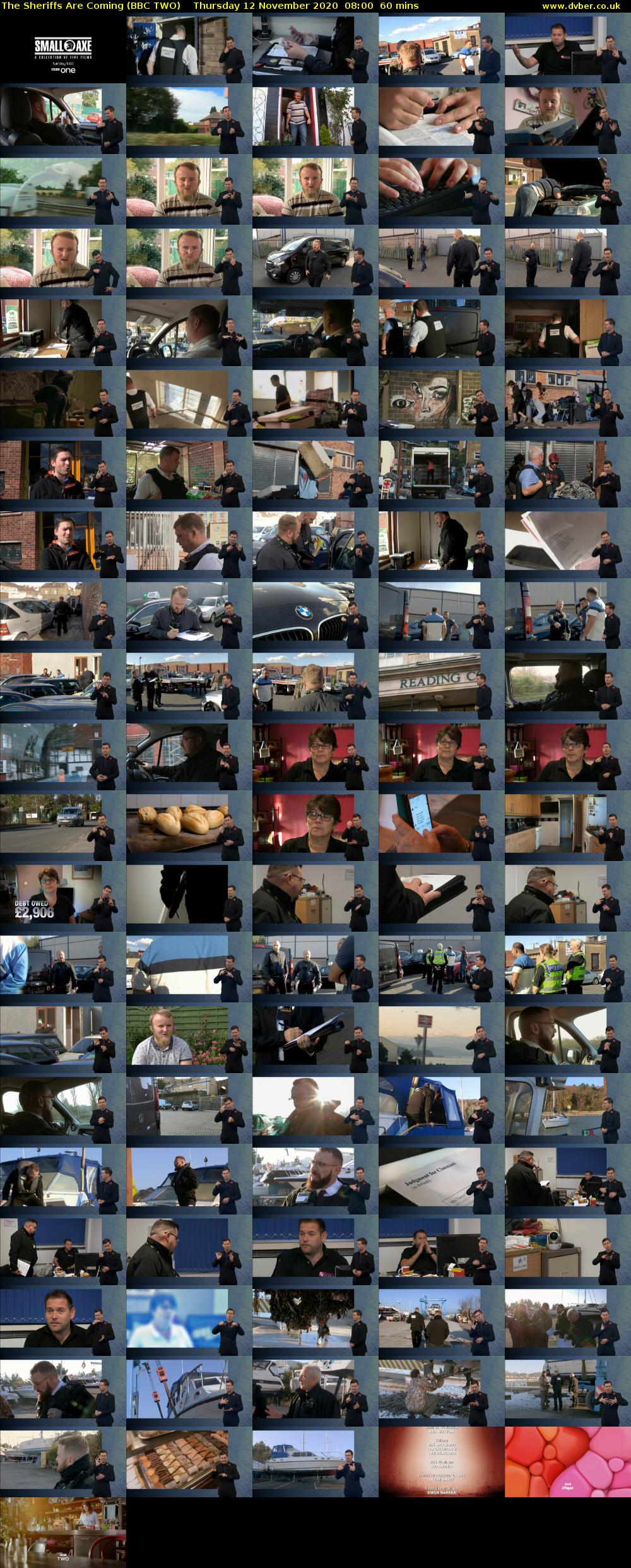 The Sheriffs Are Coming (BBC TWO) Thursday 12 November 2020 08:00 - 09:00