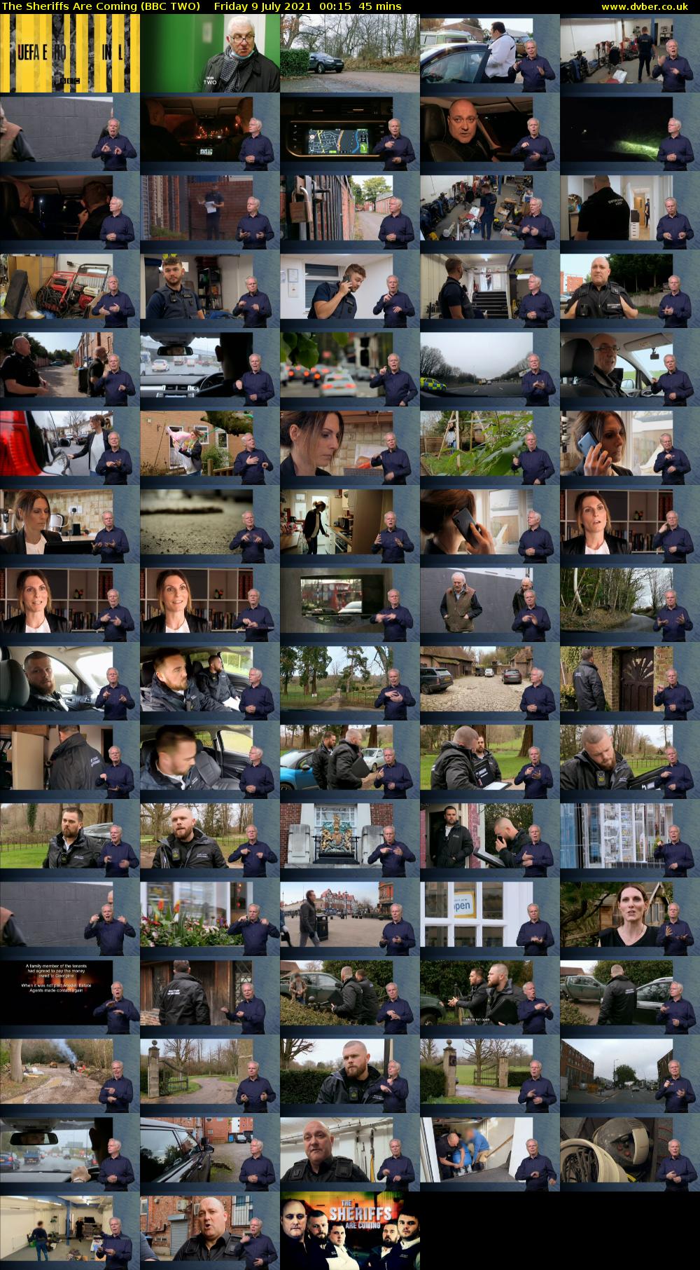 The Sheriffs Are Coming (BBC TWO) Friday 9 July 2021 00:15 - 01:00