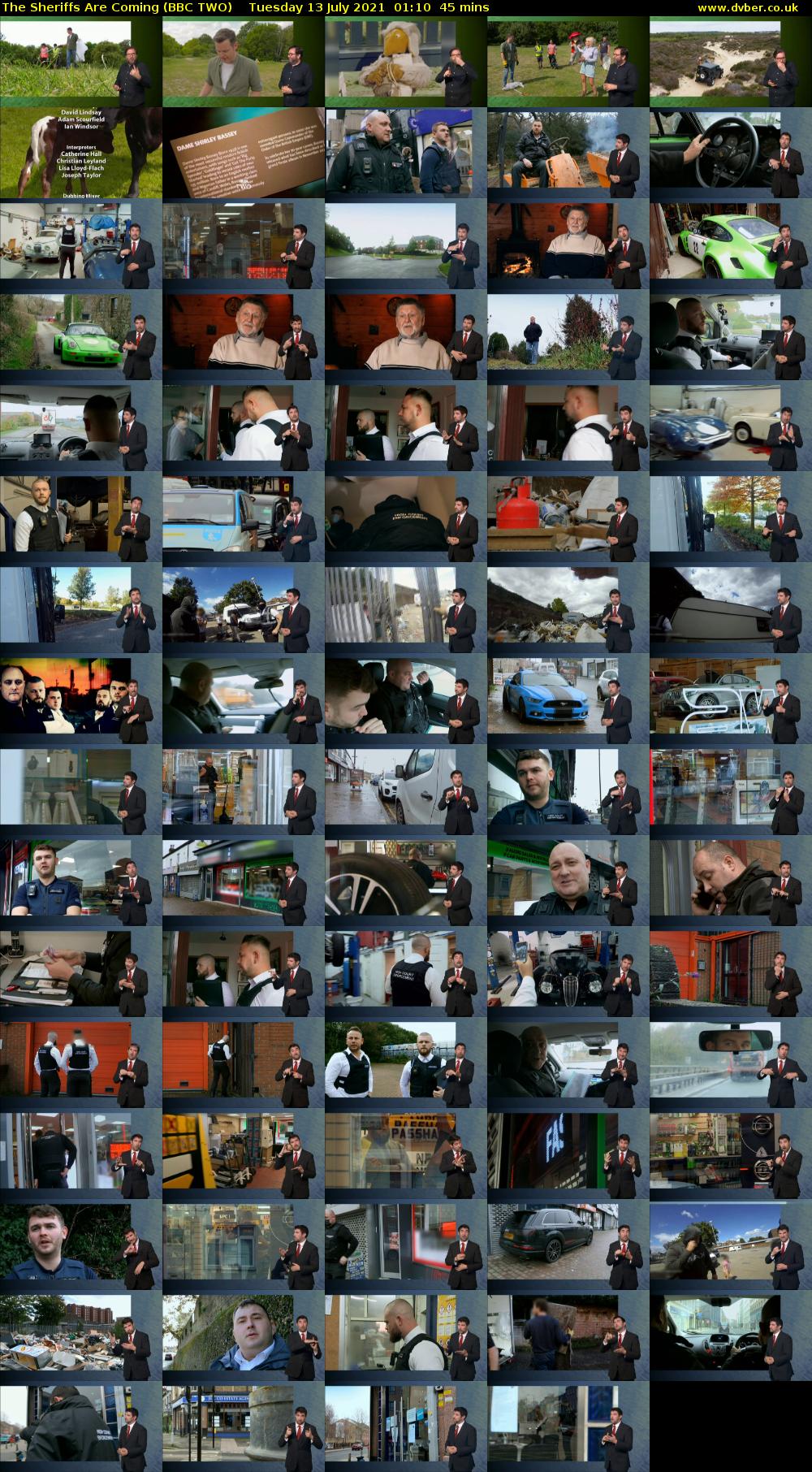The Sheriffs Are Coming (BBC TWO) Tuesday 13 July 2021 01:10 - 01:55