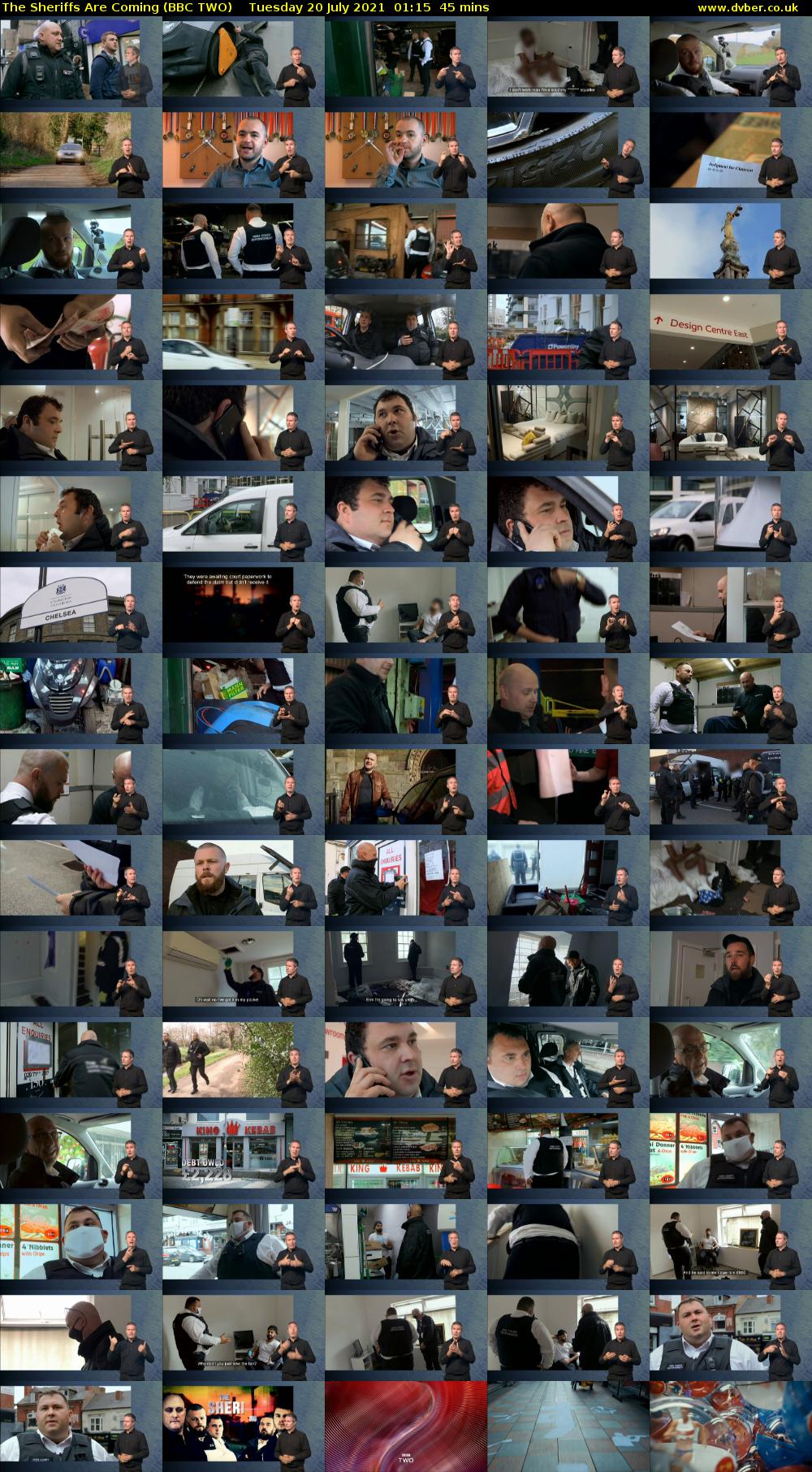 The Sheriffs Are Coming (BBC TWO) Tuesday 20 July 2021 01:15 - 02:00