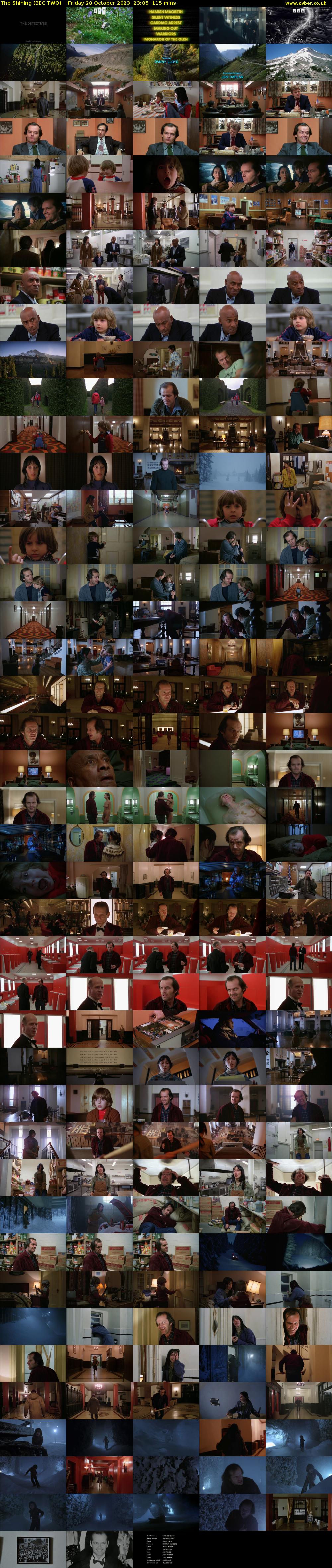 The Shining (BBC TWO) Friday 20 October 2023 23:05 - 01:00