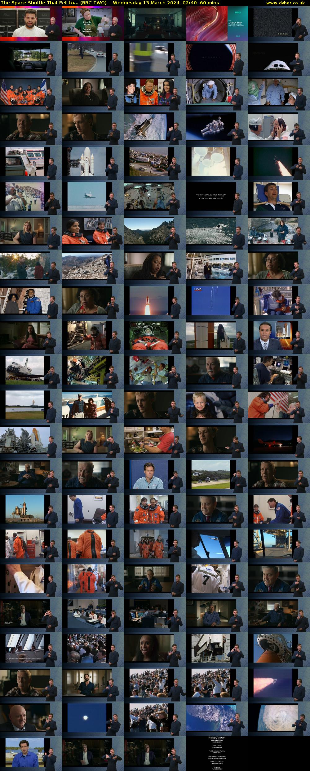 The Space Shuttle That Fell to... (BBC TWO) Wednesday 13 March 2024 02:40 - 03:40
