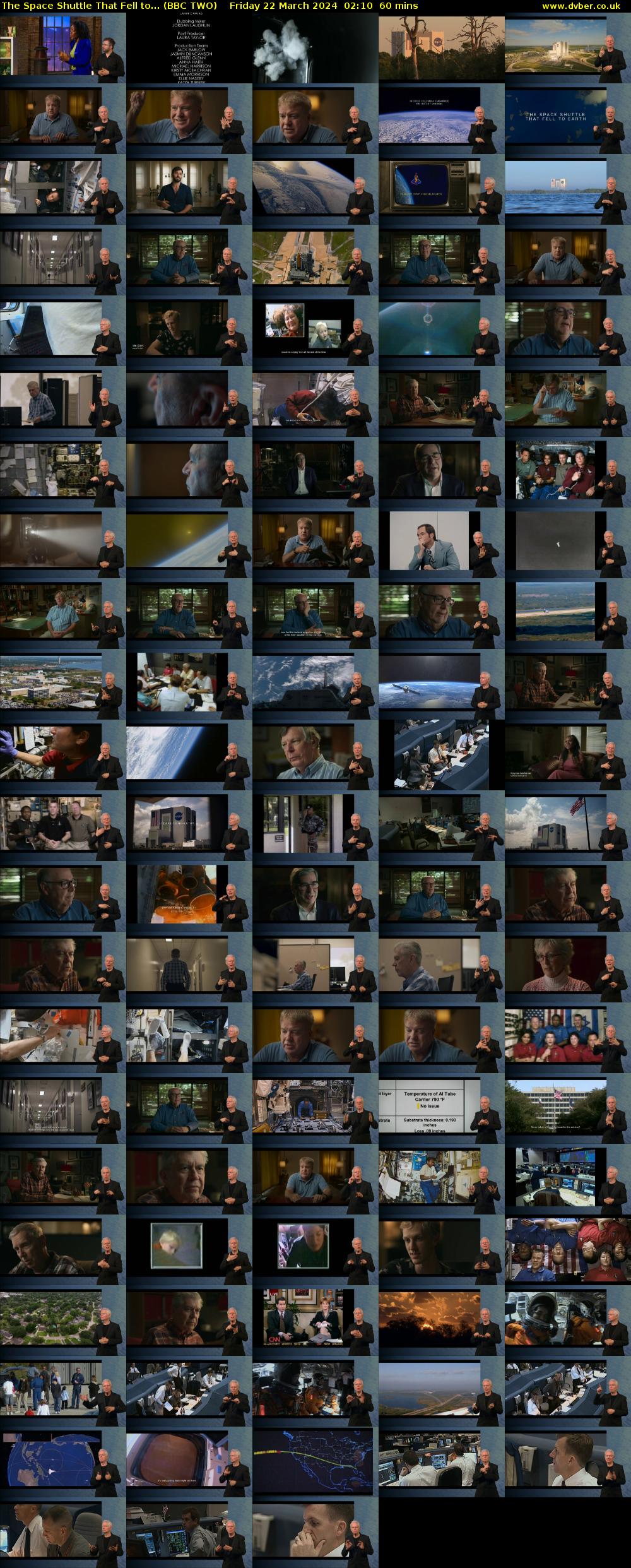 The Space Shuttle That Fell to... (BBC TWO) Friday 22 March 2024 02:10 - 03:10