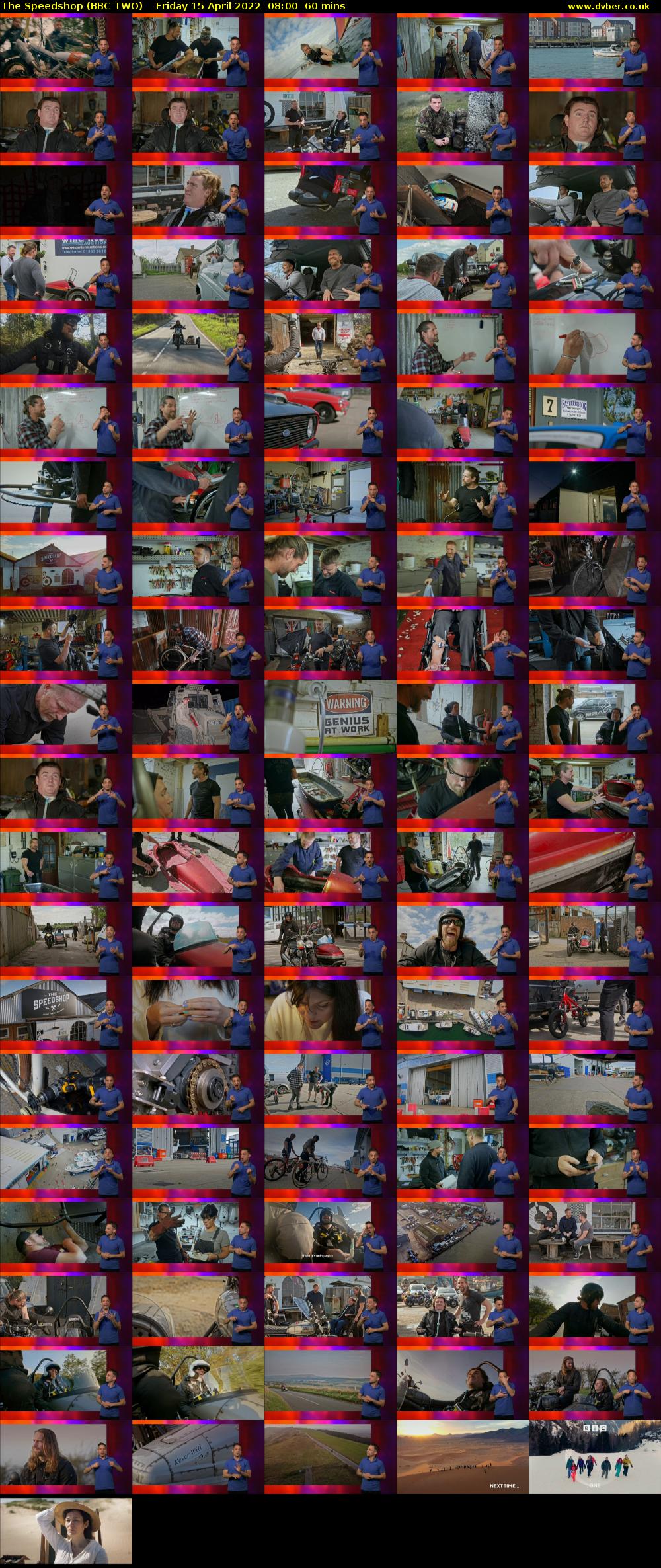 The Speedshop (BBC TWO) Friday 15 April 2022 08:00 - 09:00