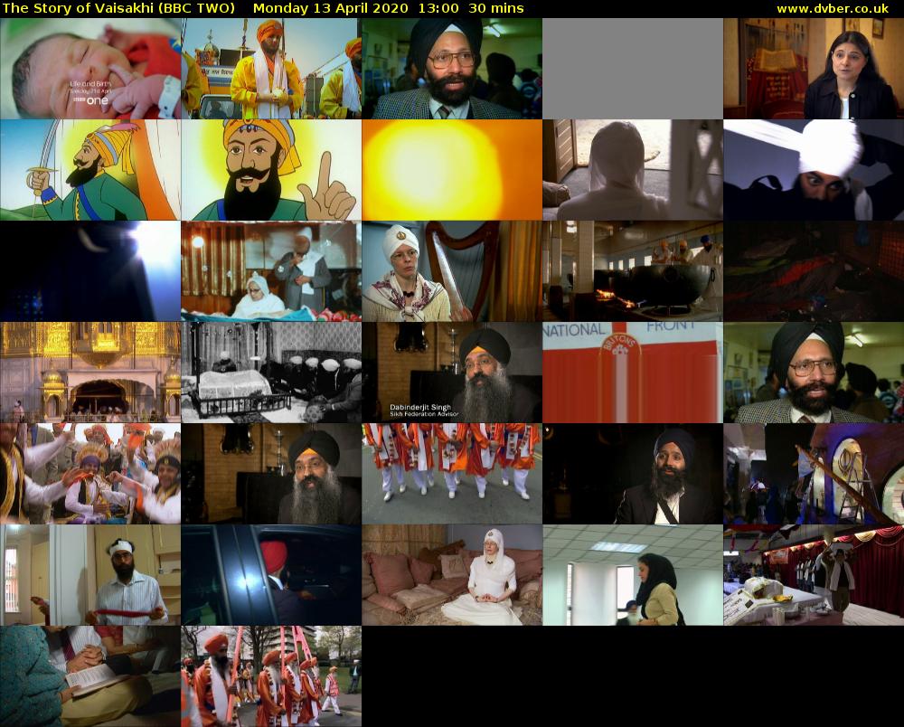 The Story of Vaisakhi (BBC TWO) Monday 13 April 2020 13:00 - 13:30