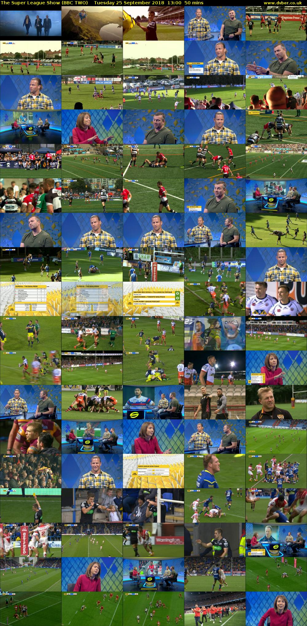 The Super League Show (BBC TWO) Tuesday 25 September 2018 13:00 - 13:50