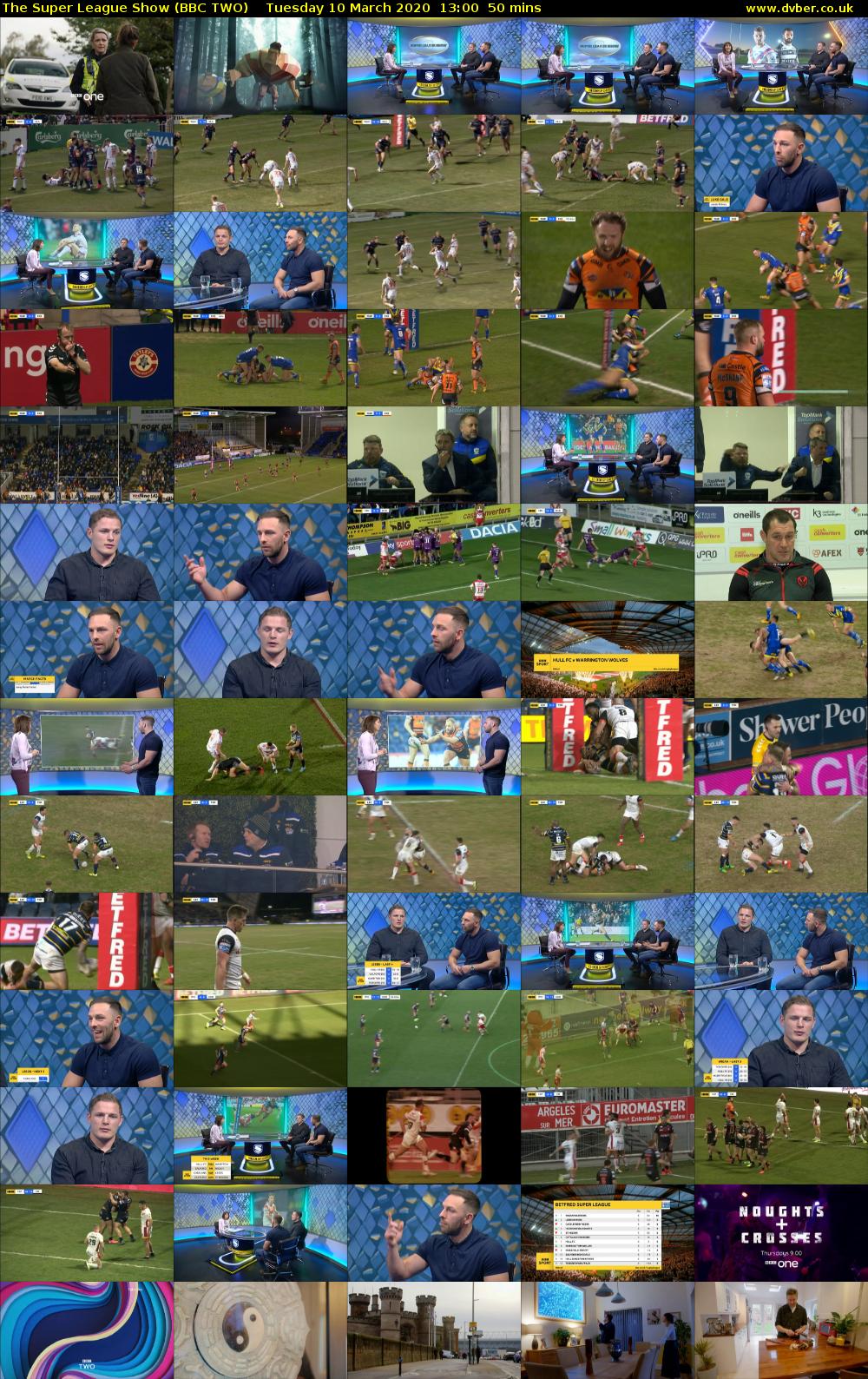 The Super League Show (BBC TWO) Tuesday 10 March 2020 13:00 - 13:50