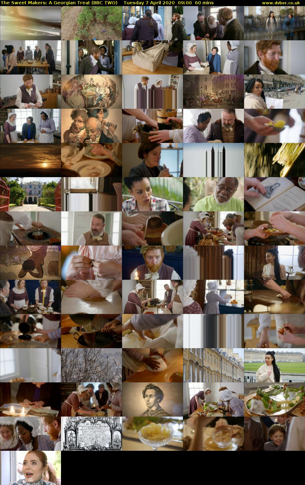 The Sweet Makers: A Georgian Treat (BBC TWO) Tuesday 7 April 2020 09:00 - 10:00