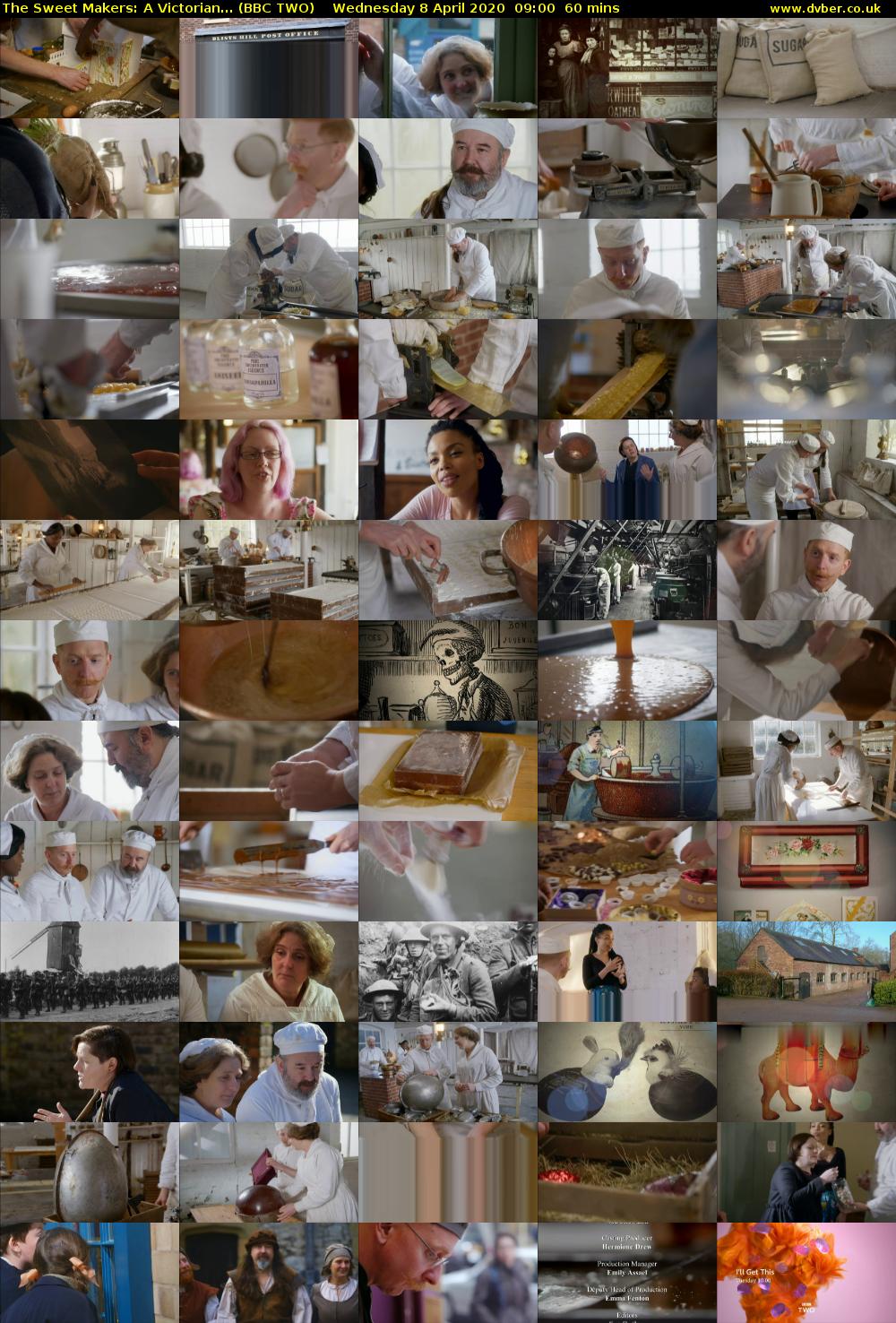 The Sweet Makers: A Victorian... (BBC TWO) Wednesday 8 April 2020 09:00 - 10:00