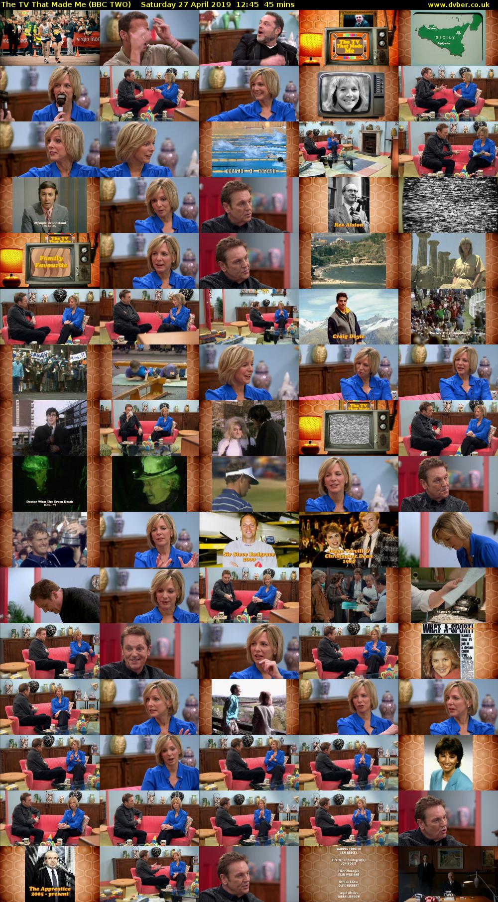 The TV That Made Me (BBC TWO) Saturday 27 April 2019 12:45 - 13:30