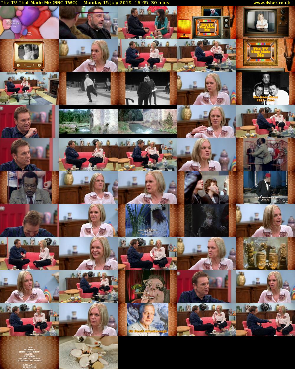 The TV That Made Me (BBC TWO) Monday 15 July 2019 16:45 - 17:15