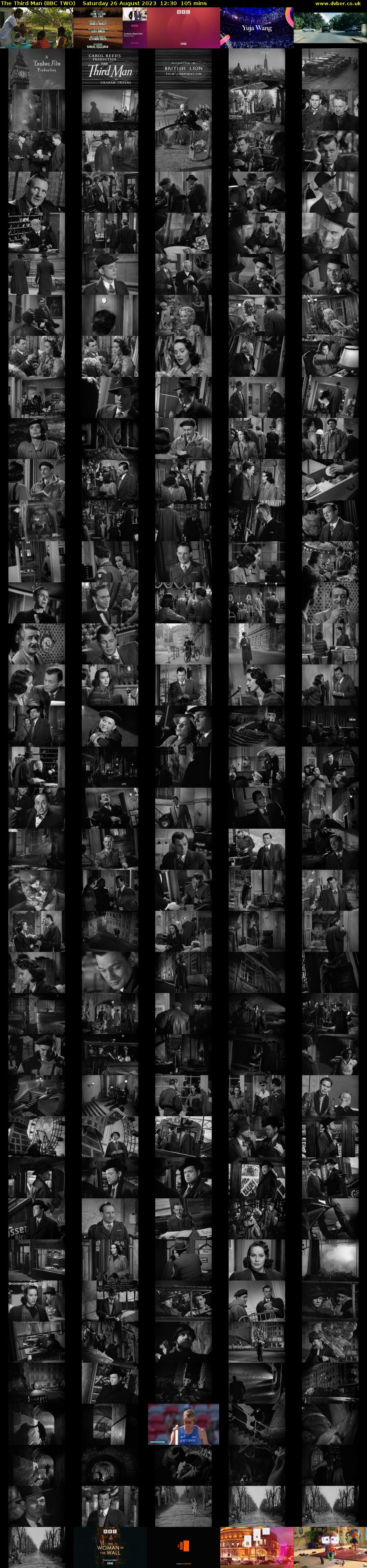 The Third Man (BBC TWO) Saturday 26 August 2023 12:30 - 14:15