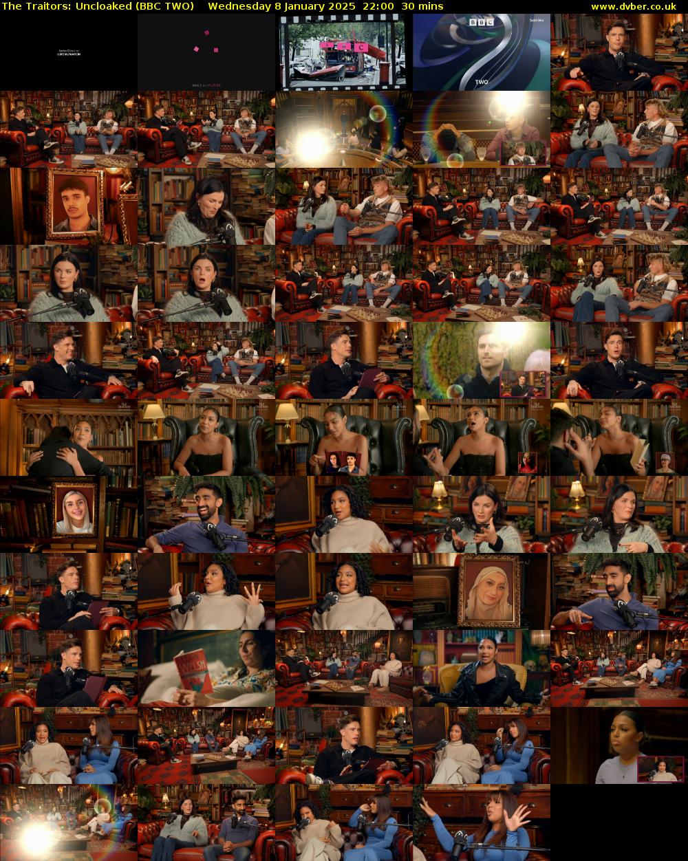 The Traitors: Uncloaked (BBC TWO) Wednesday 8 January 2025 22:00 - 22:30