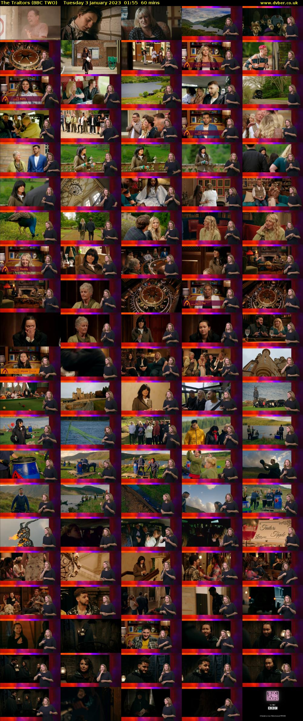 The Traitors (BBC TWO) Tuesday 3 January 2023 01:55 - 02:55