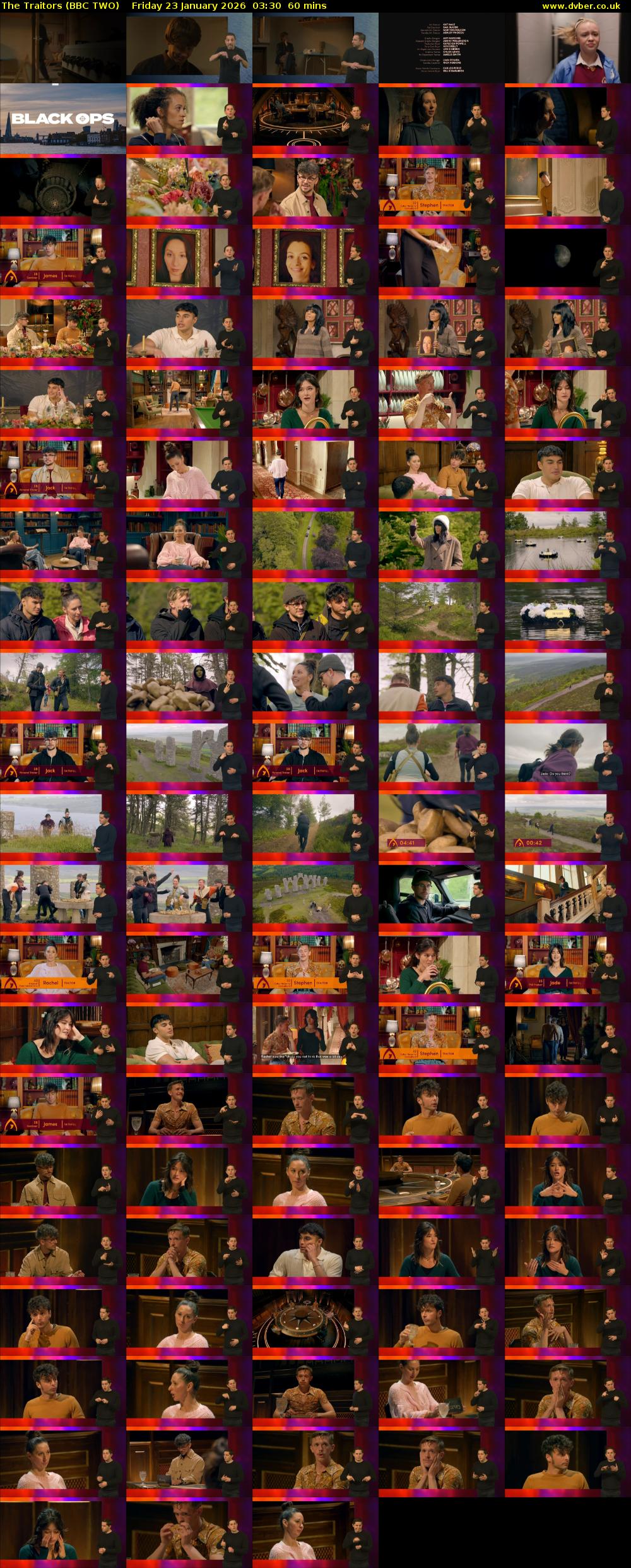 The Traitors (BBC TWO) Friday 23 January 2026 03:30 - 04:30