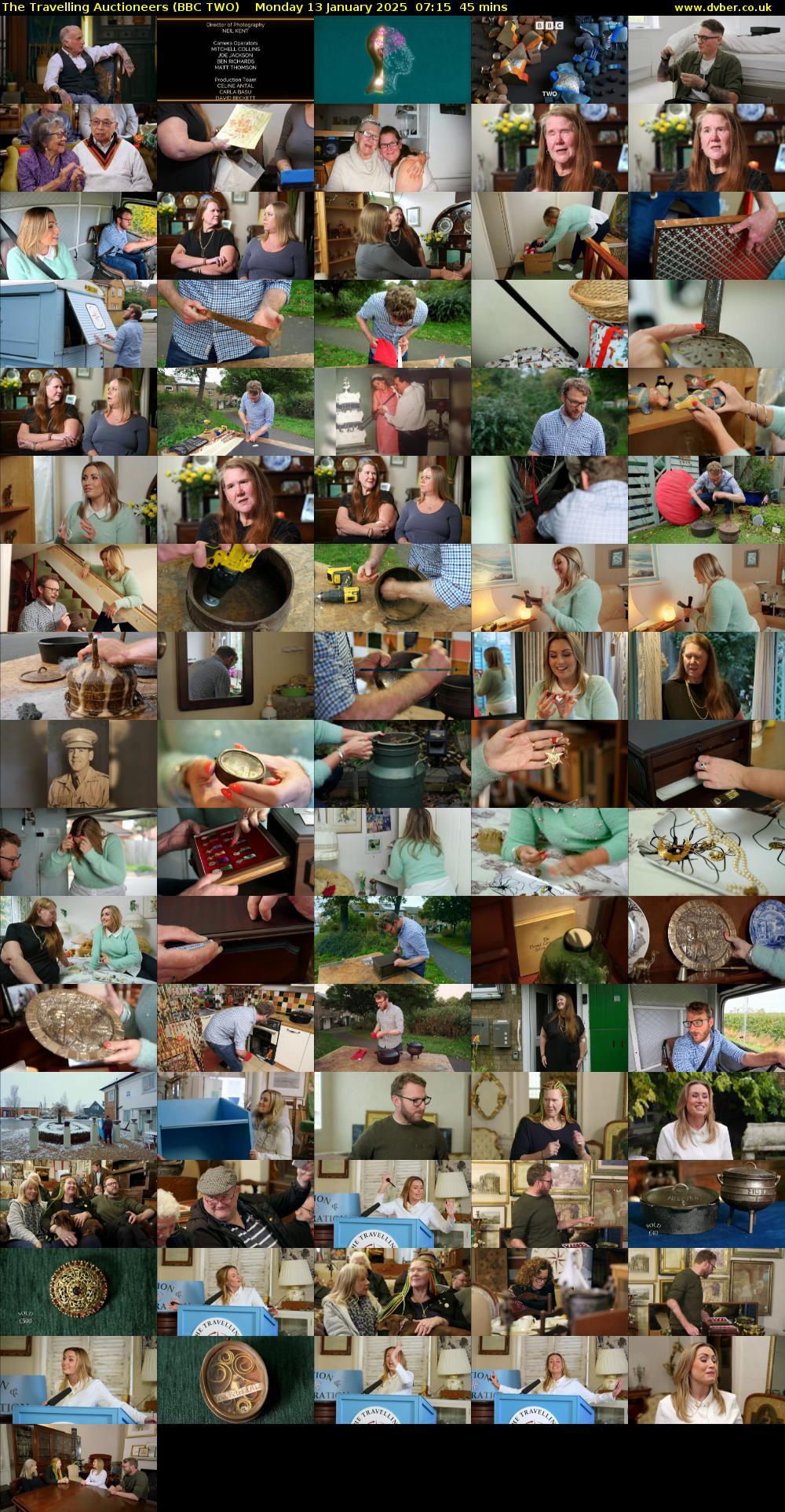 The Travelling Auctioneers (BBC TWO) Monday 13 January 2025 07:15 - 08:00