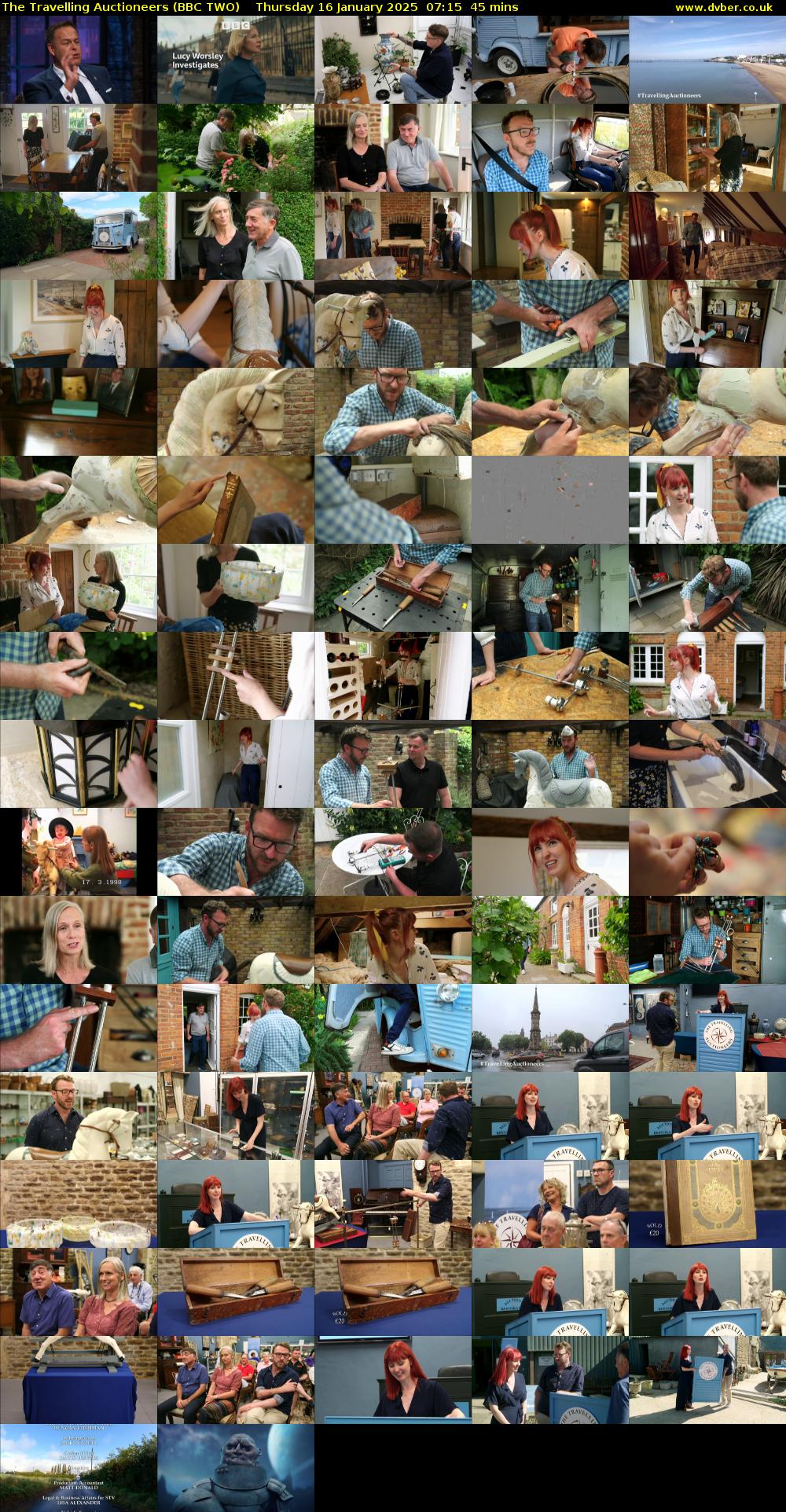 The Travelling Auctioneers (BBC TWO) Thursday 16 January 2025 07:15 - 08:00