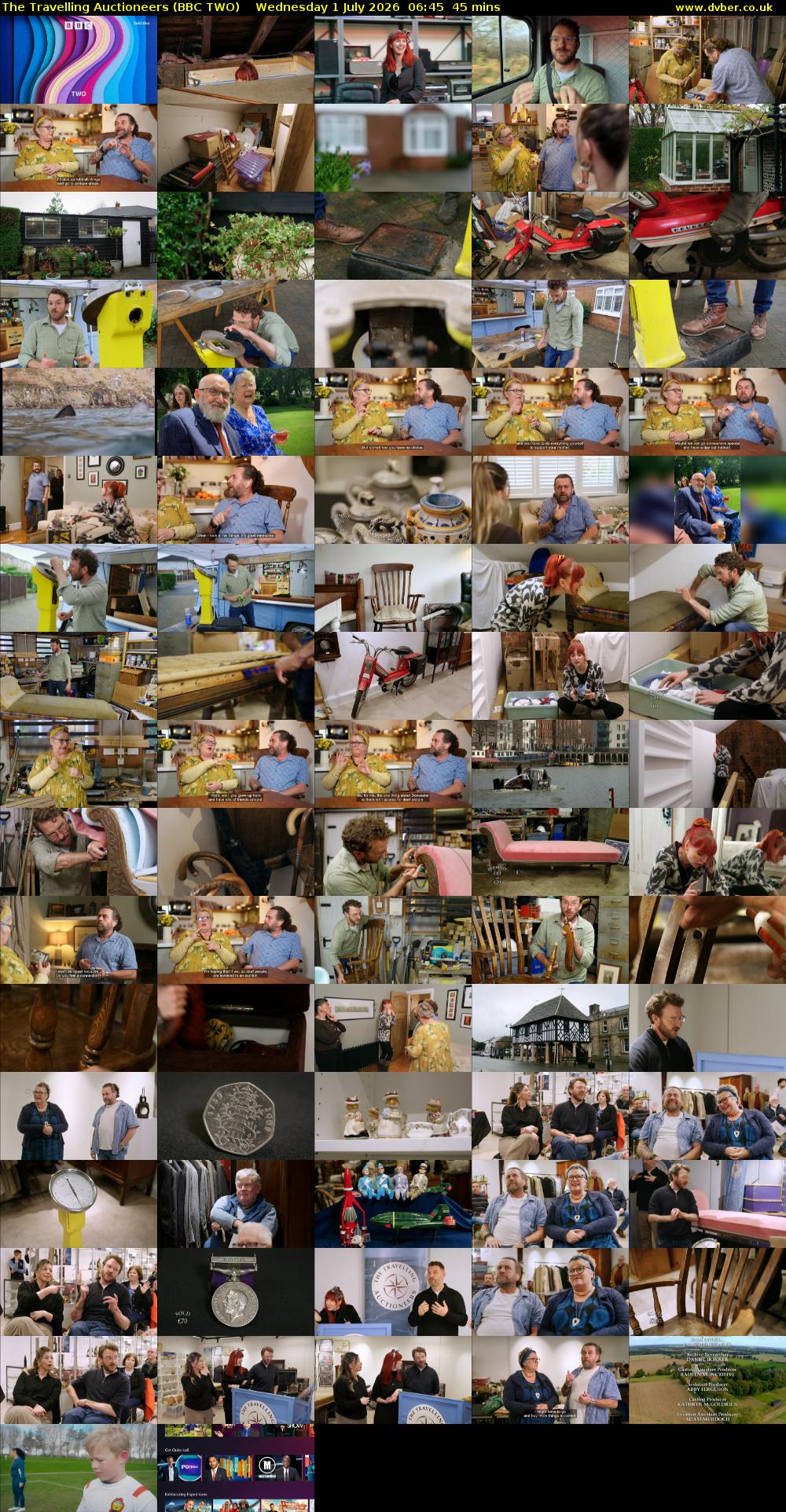 The Travelling Auctioneers (BBC TWO) Wednesday 1 July 2026 06:45 - 07:30