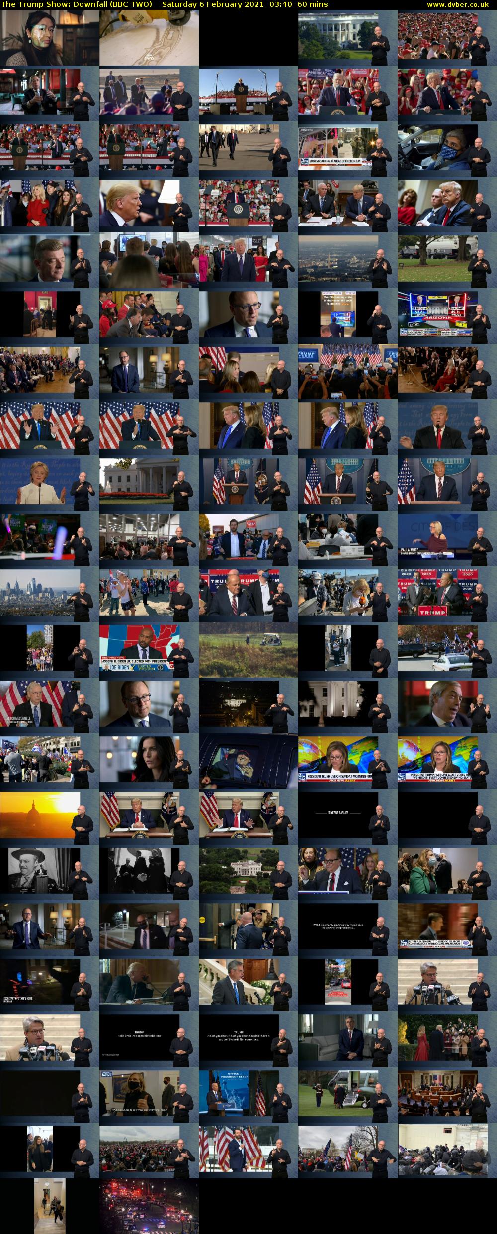 The Trump Show: Downfall (BBC TWO) Saturday 6 February 2021 03:40 - 04:40
