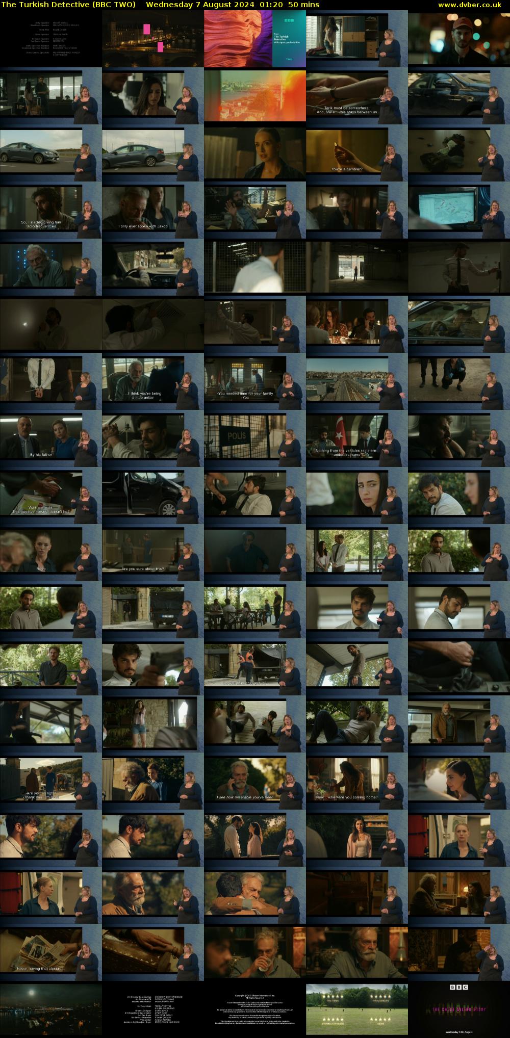 The Turkish Detective (BBC TWO) Wednesday 7 August 2024 01:20 - 02:10