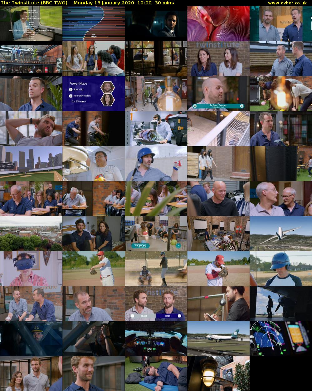 The Twinstitute (BBC TWO) Monday 13 January 2020 19:00 - 19:30