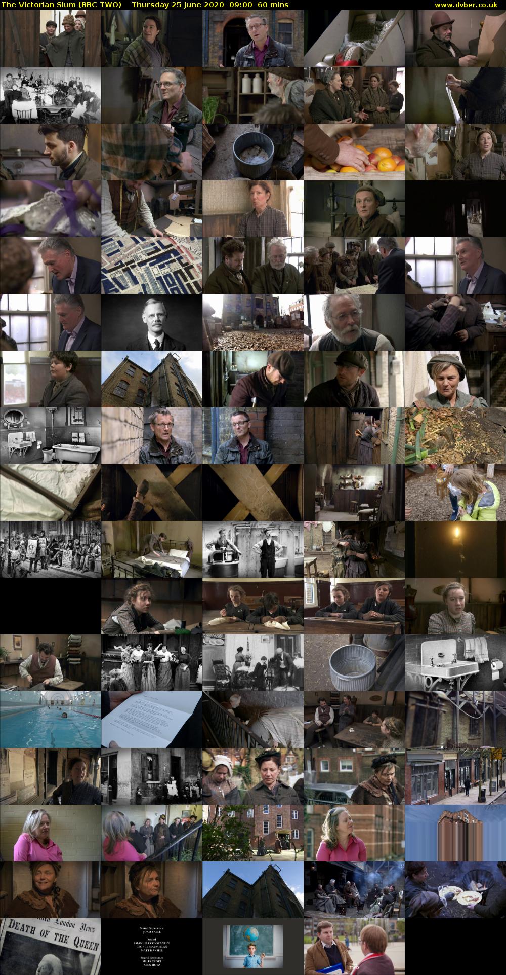 The Victorian Slum (BBC TWO) Thursday 25 June 2020 09:00 - 10:00