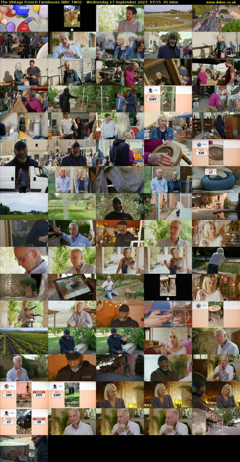 The Vintage French Farmhouse (BBC TWO) Wednesday 27 September 2023 07:15 - 08:00