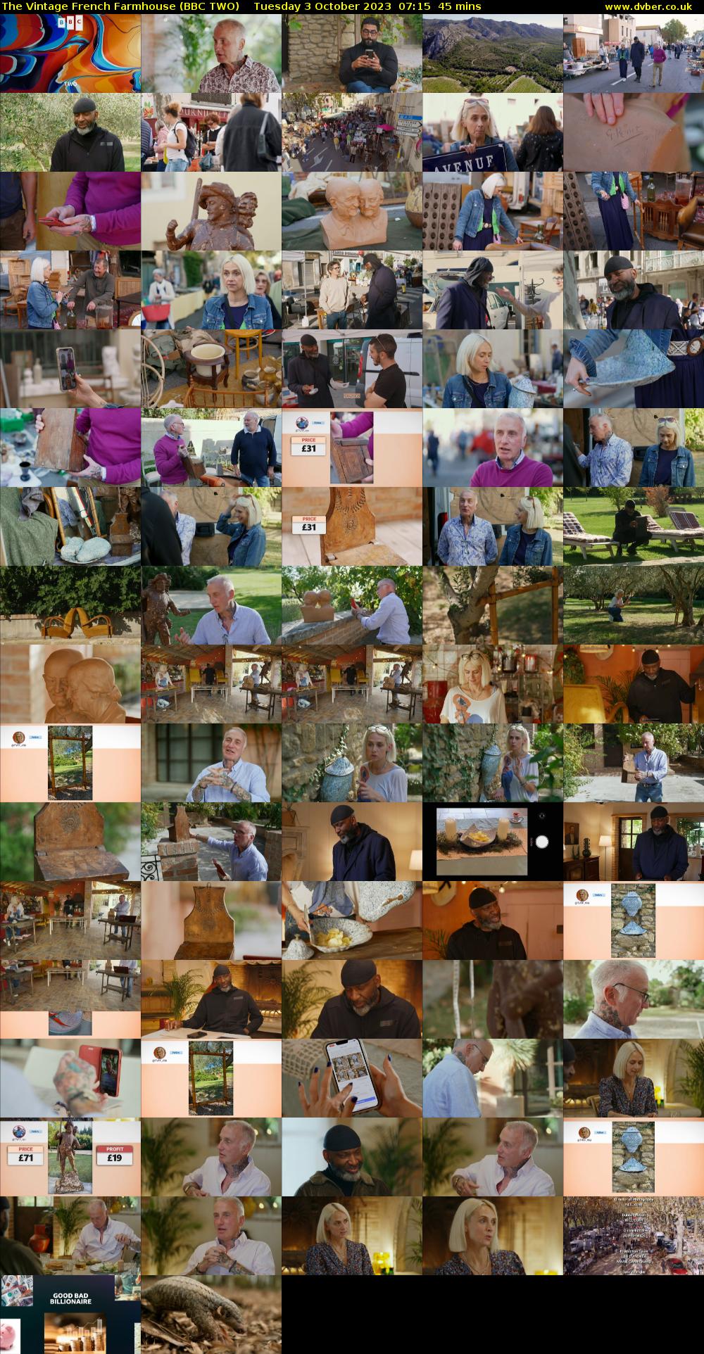 The Vintage French Farmhouse (BBC TWO) Tuesday 3 October 2023 07:15 - 08:00