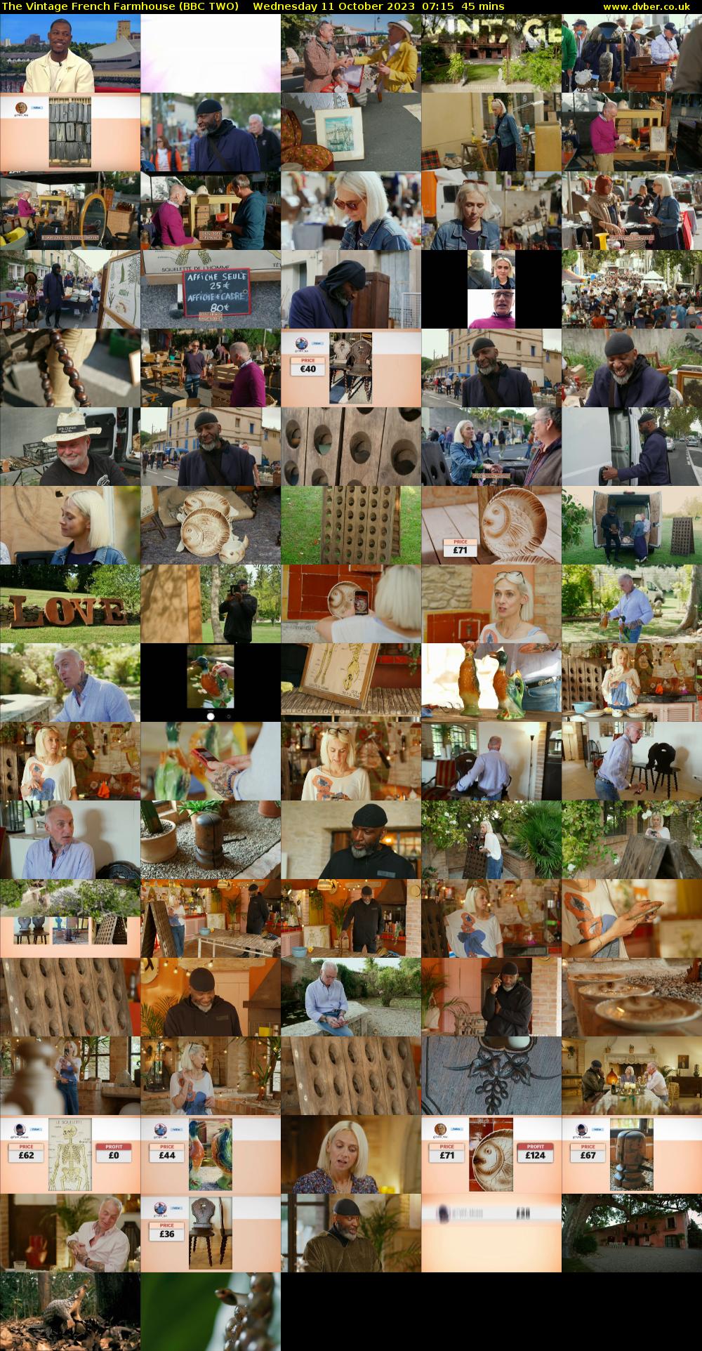 The Vintage French Farmhouse (BBC TWO) Wednesday 11 October 2023 07:15 - 08:00