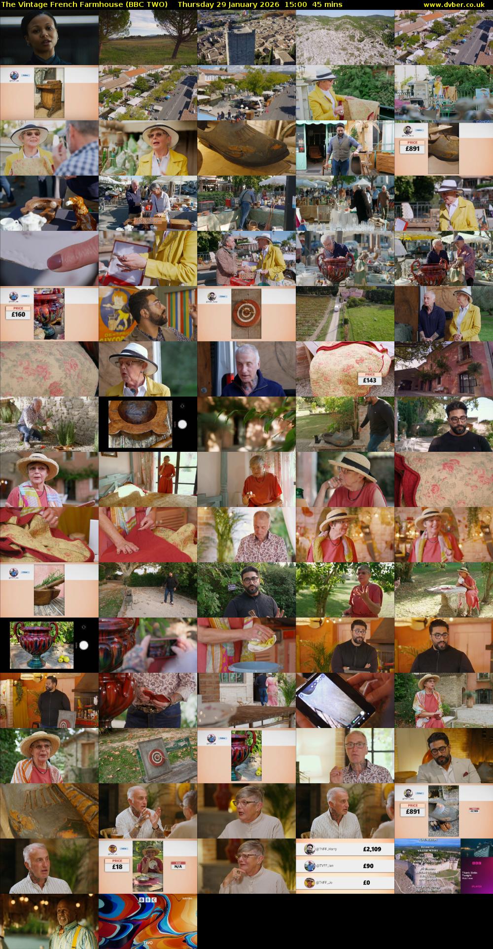 The Vintage French Farmhouse (BBC TWO) Thursday 29 January 2026 15:00 - 15:45