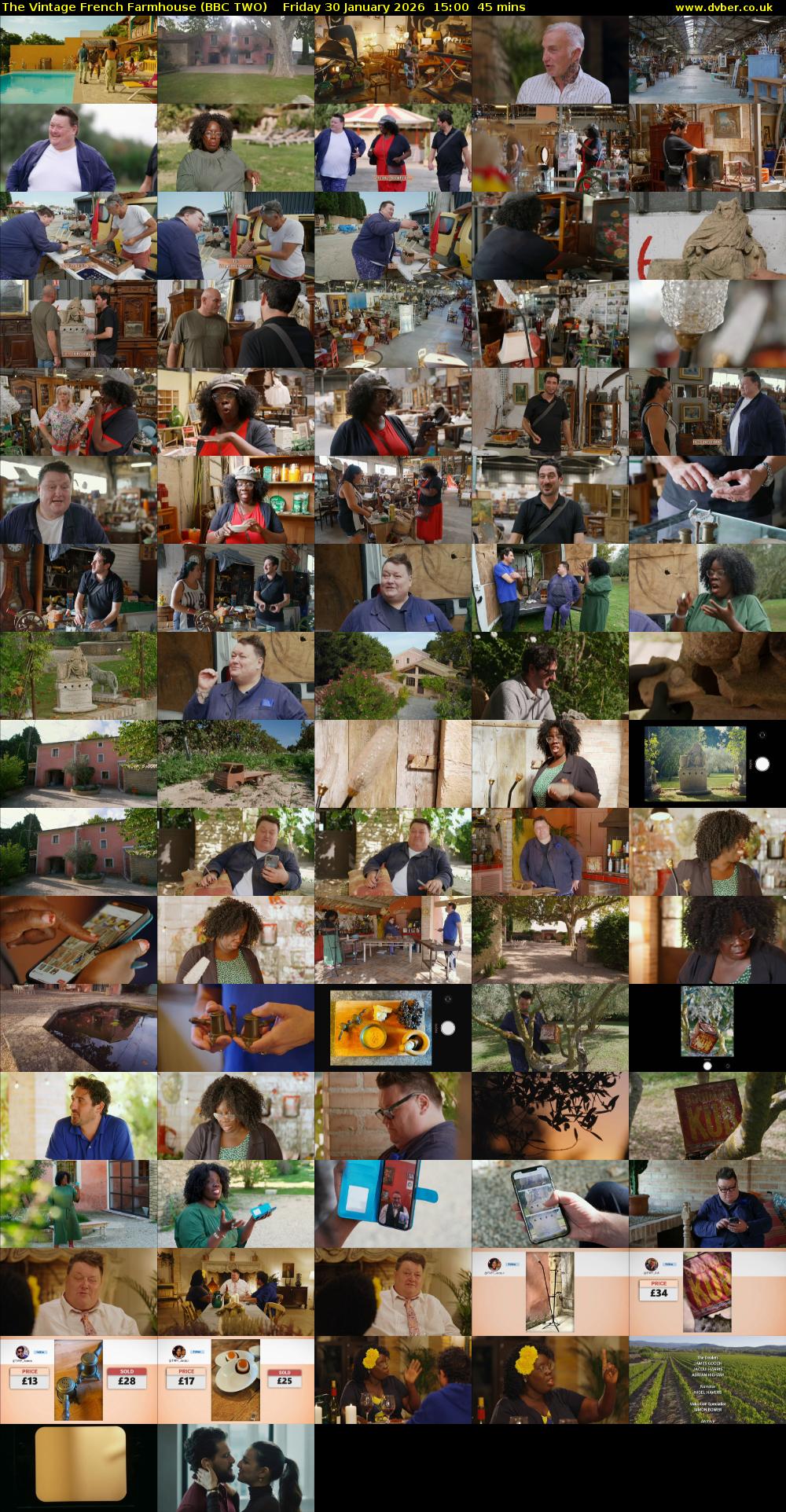 The Vintage French Farmhouse (BBC TWO) Friday 30 January 2026 15:00 - 15:45