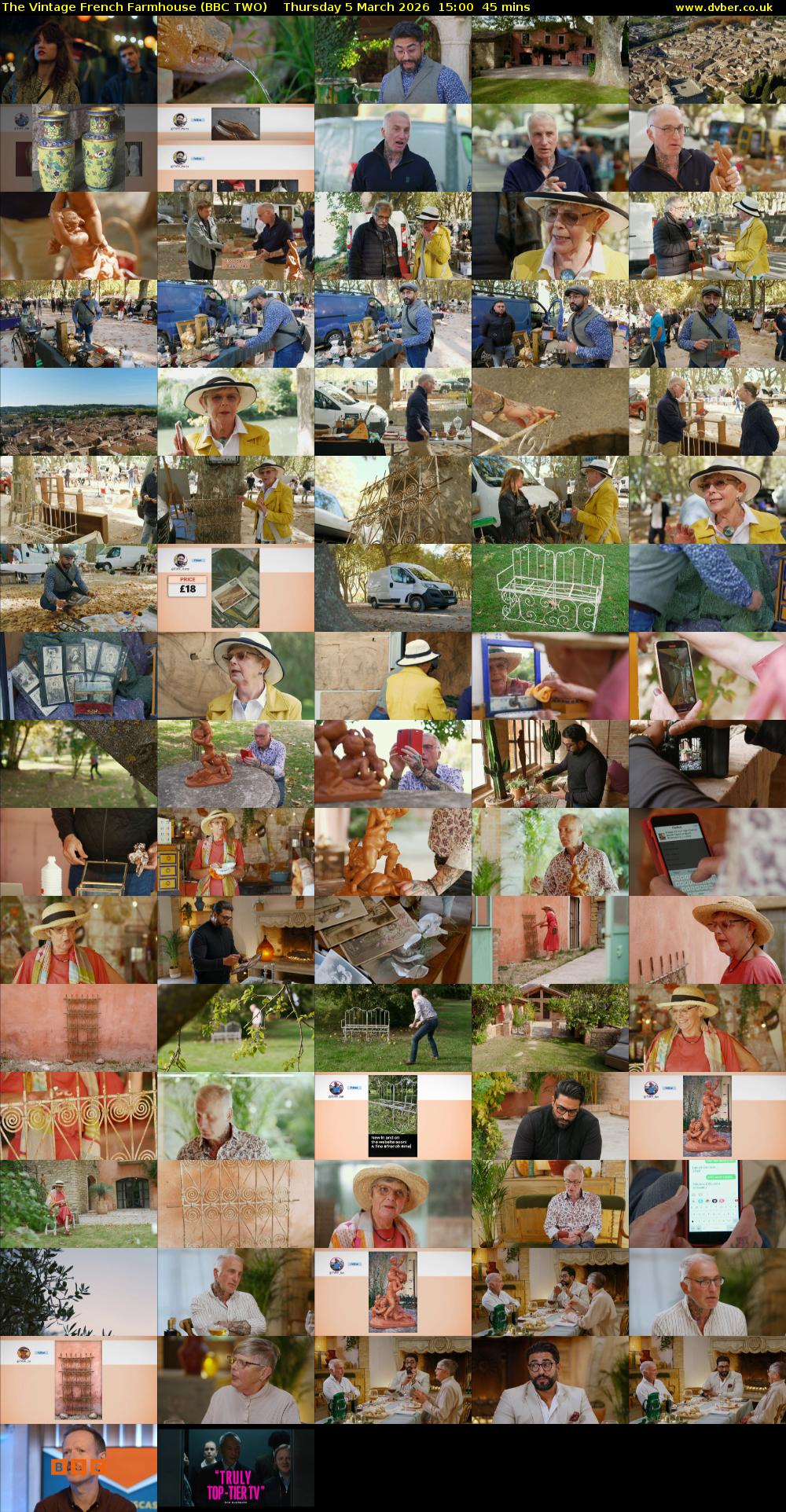 The Vintage French Farmhouse (BBC TWO) Thursday 5 March 2026 15:00 - 15:45
