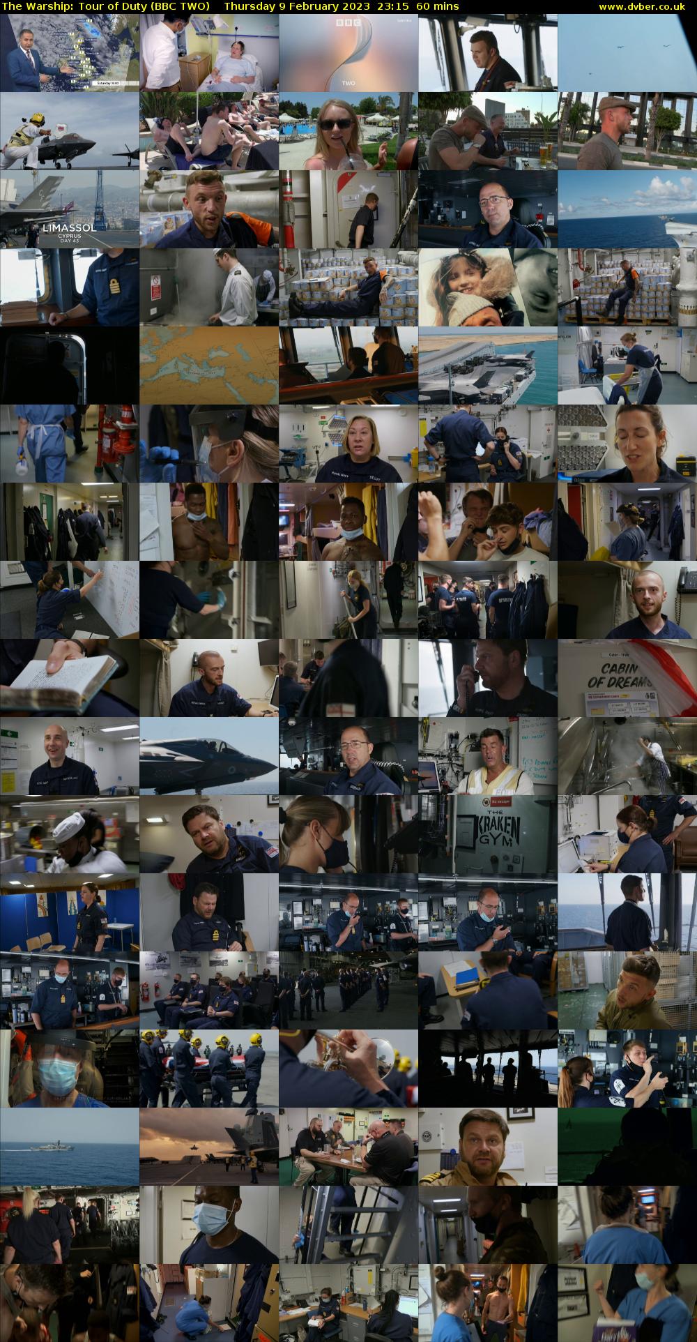 The Warship: Tour of Duty (BBC TWO) Thursday 9 February 2023 23:15 - 00:15