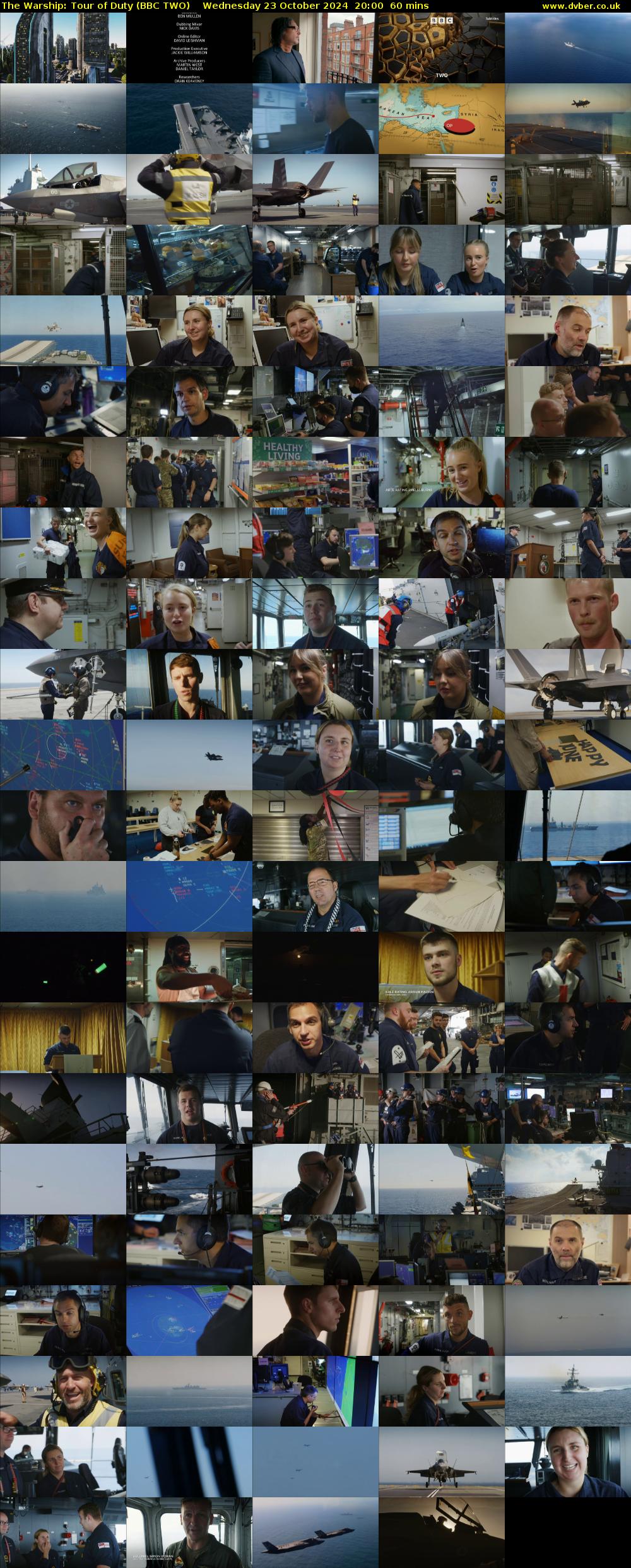 The Warship: Tour of Duty (BBC TWO) Wednesday 23 October 2024 20:00 - 21:00
