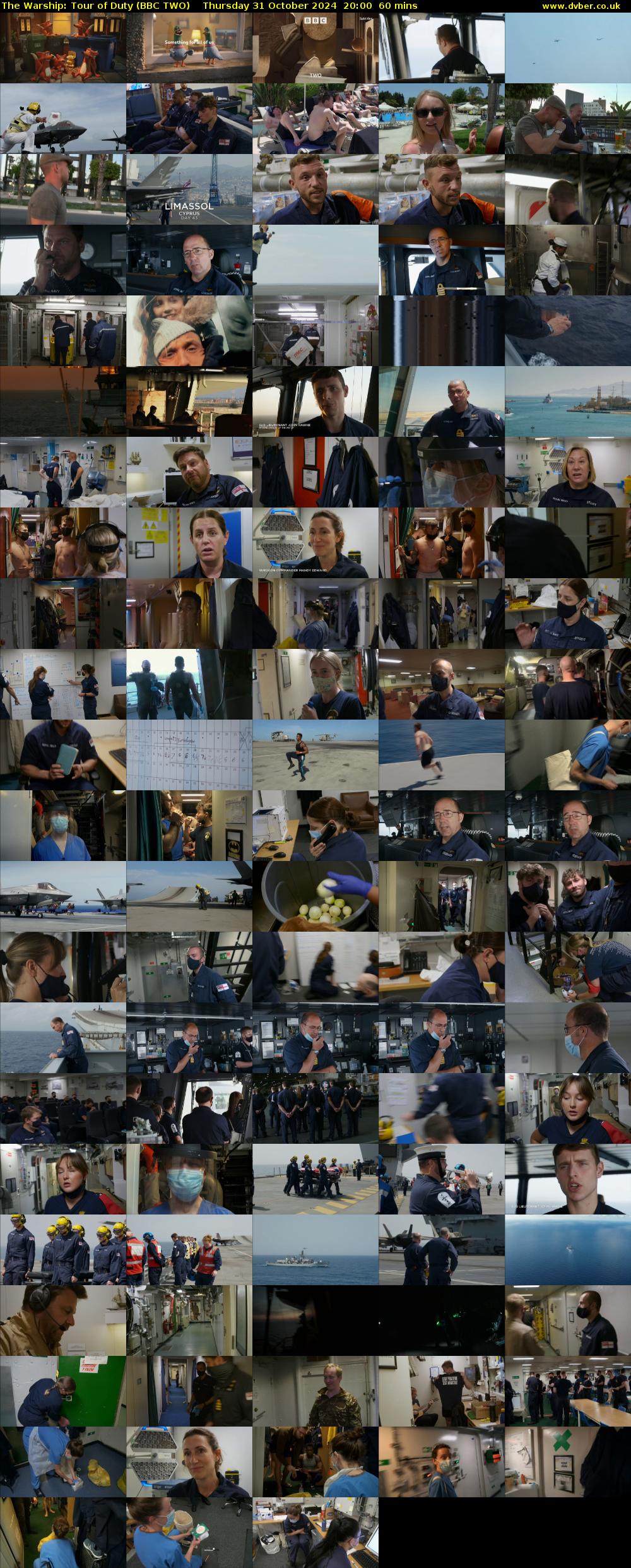 The Warship: Tour of Duty (BBC TWO) Thursday 31 October 2024 20:00 - 21:00