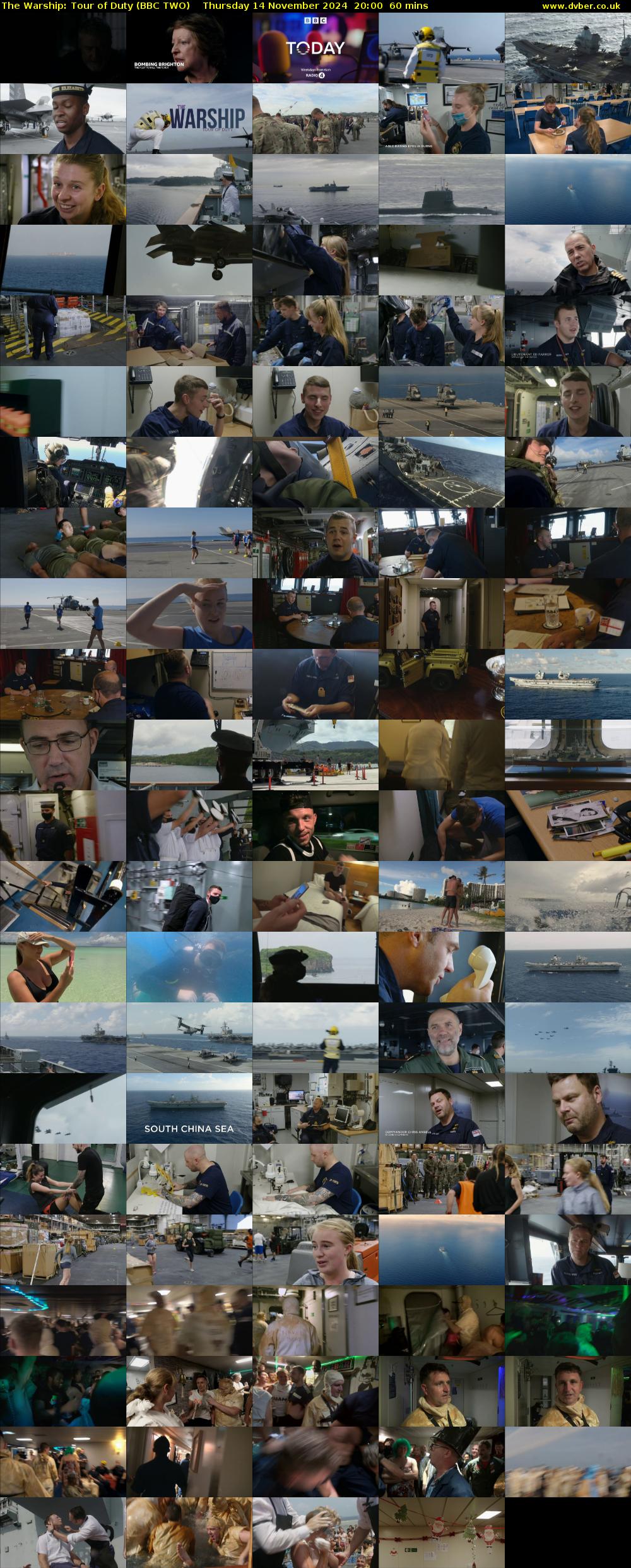 The Warship: Tour of Duty (BBC TWO) Thursday 14 November 2024 20:00 - 21:00
