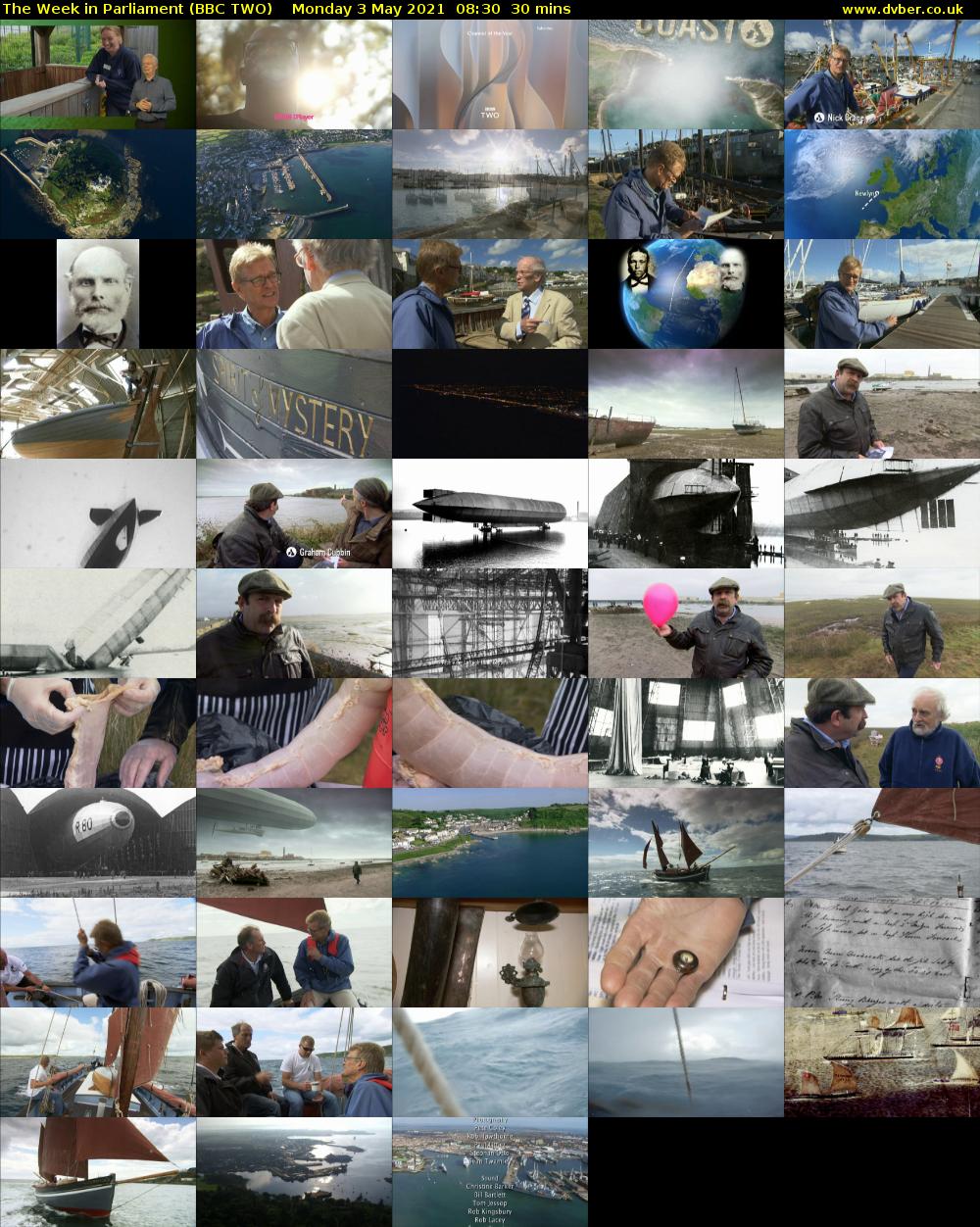 The Week in Parliament (BBC TWO) Monday 3 May 2021 08:30 - 09:00
