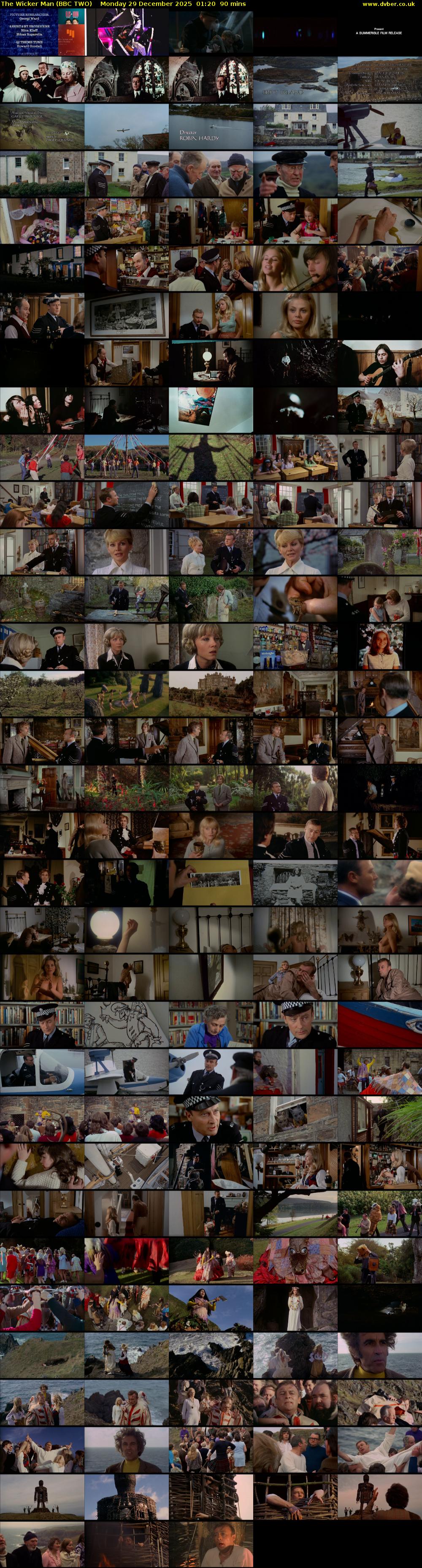 The Wicker Man (BBC TWO) Monday 29 December 2025 01:20 - 02:50